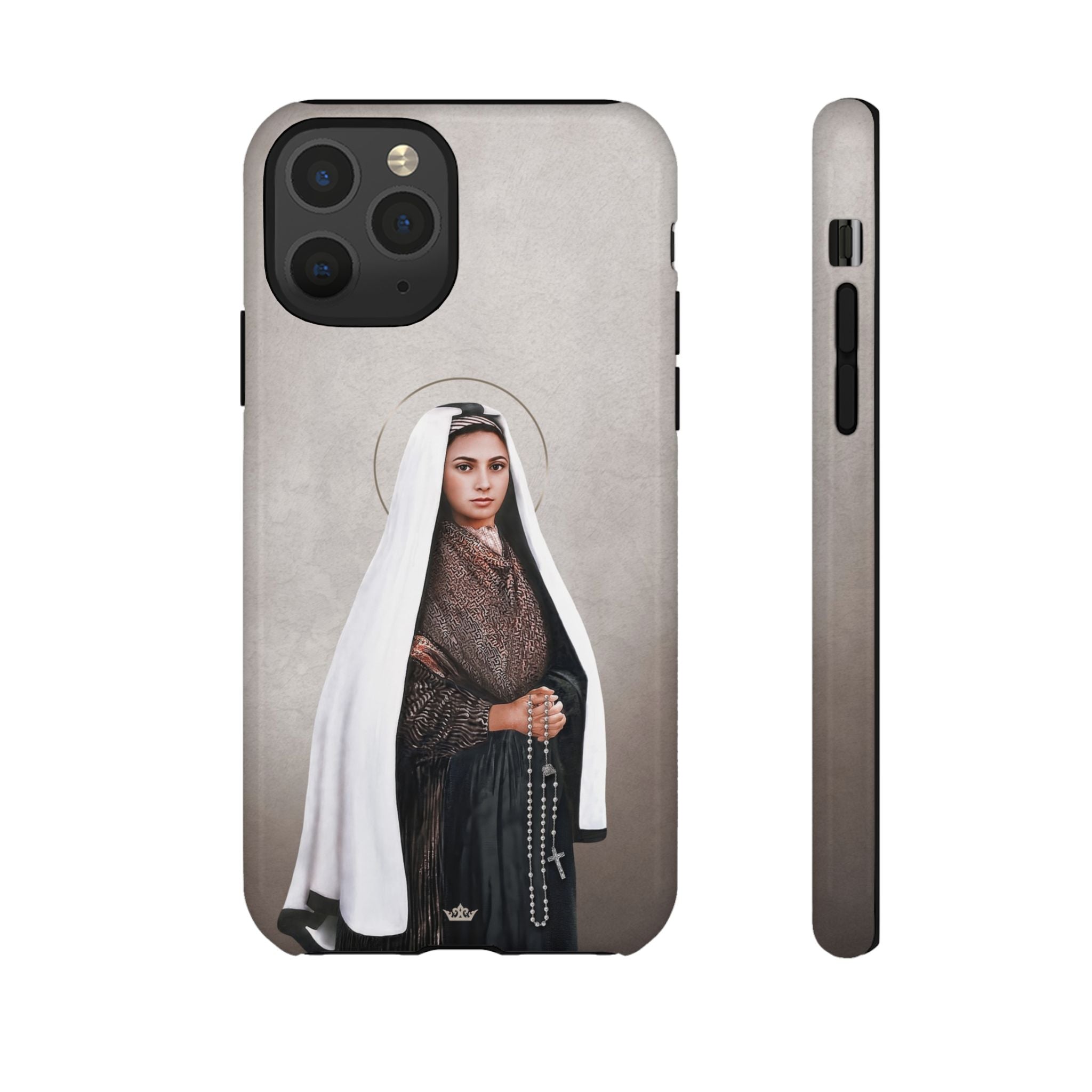St. Bernadette Hard Phone Case (Light)