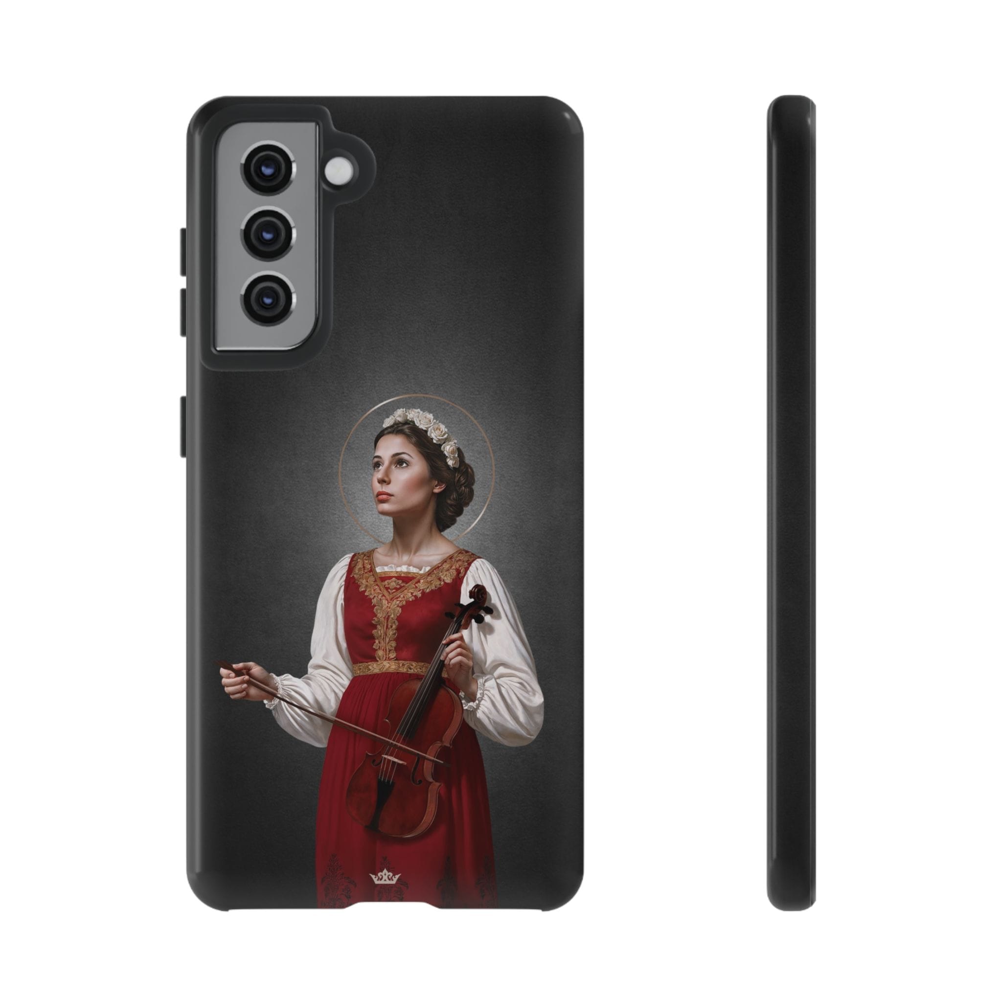 St. Cecilia Hard Phone Case (Dark) Copyright VENXARA