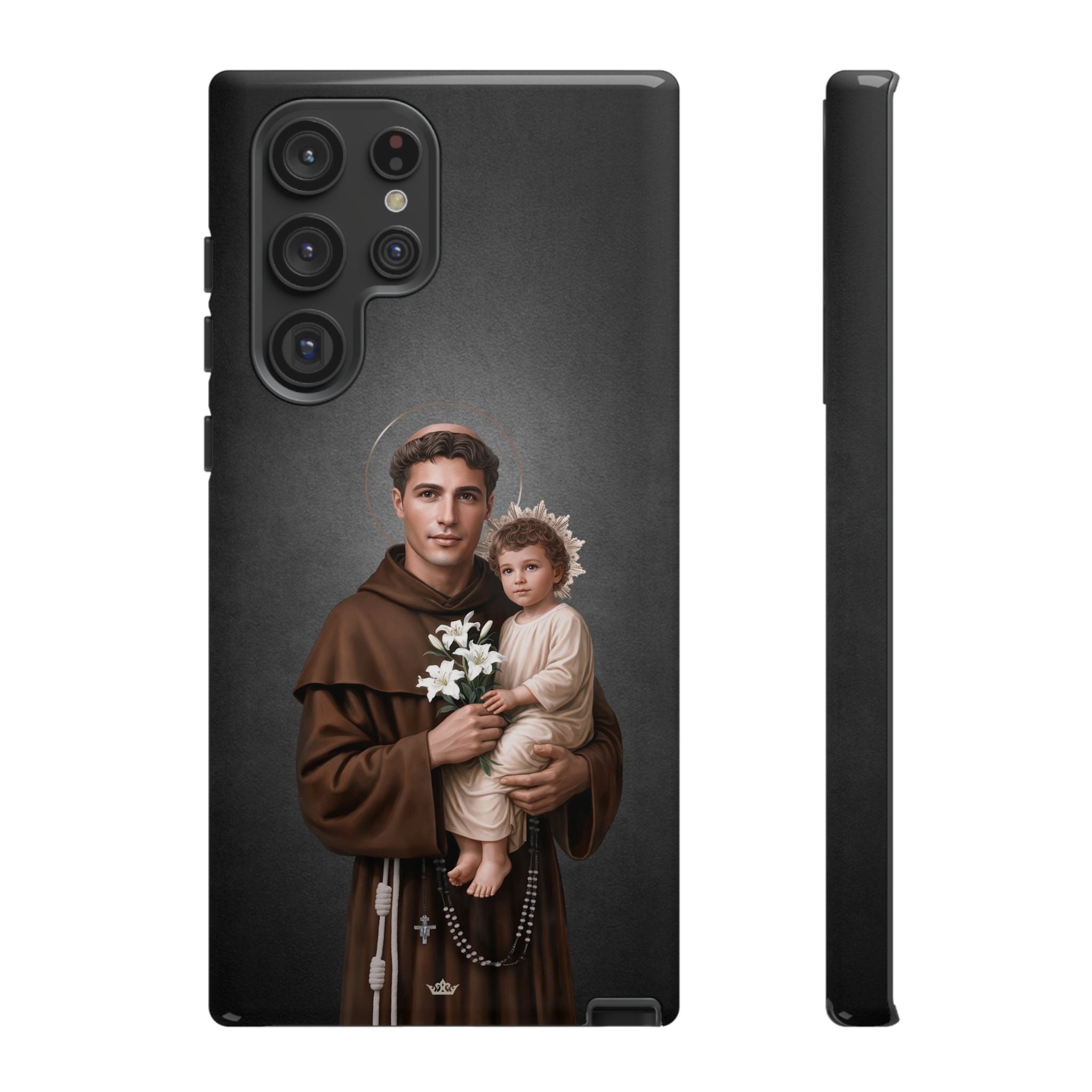 St. Anthony of Padua Hard Phone Case (Dark)