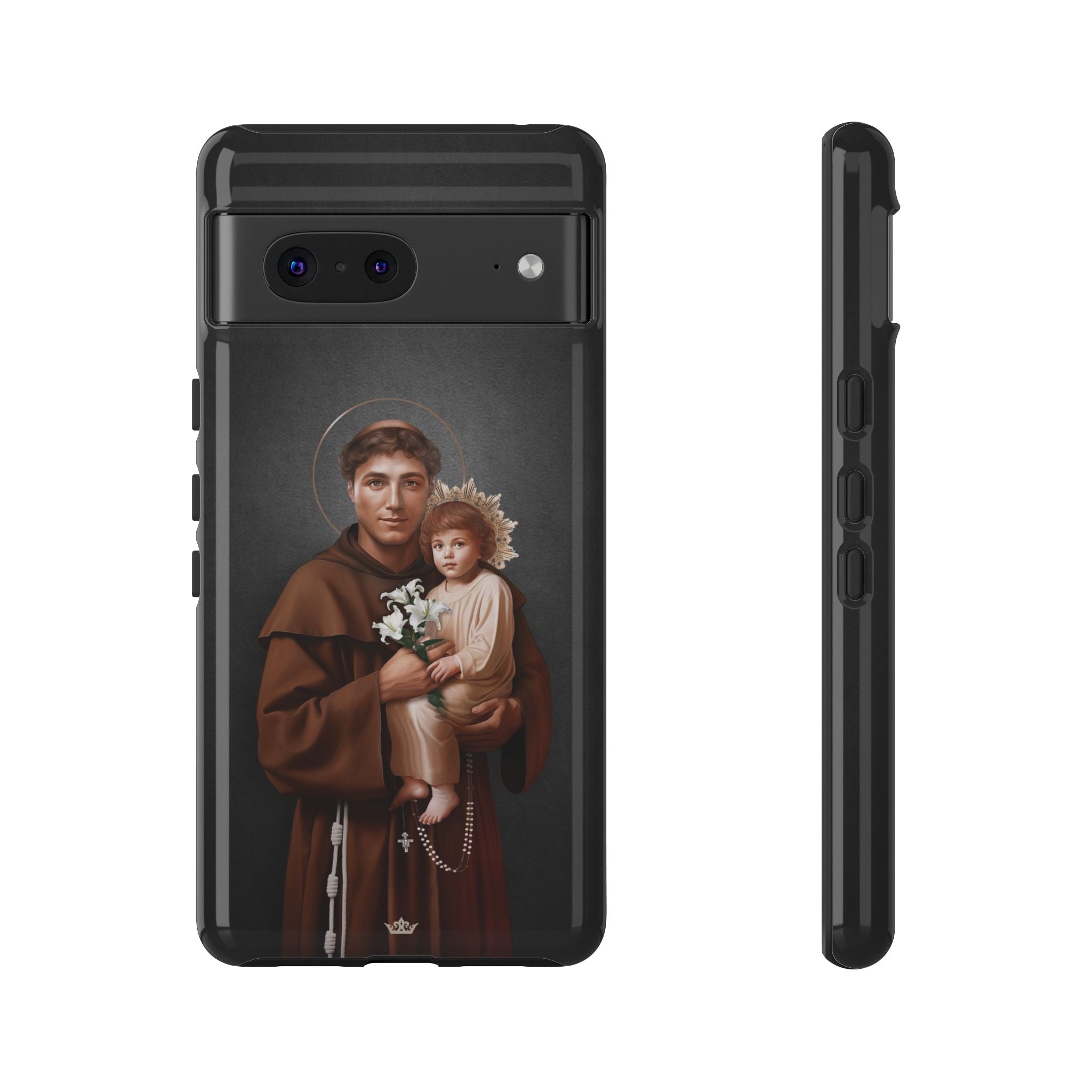 St. Anthony of Padua Hard Phone Case (Dark)