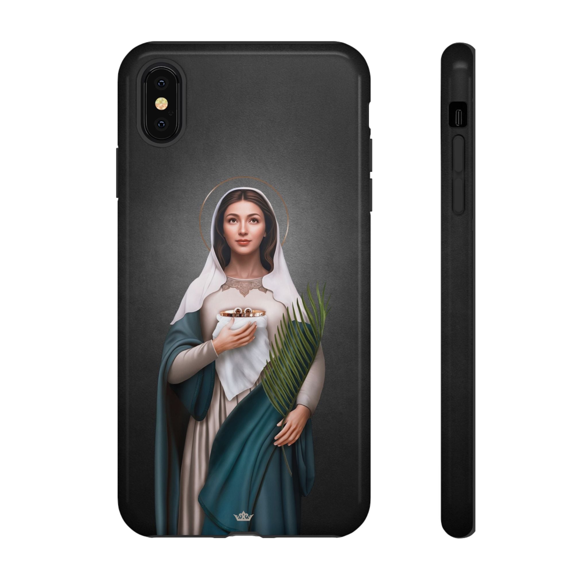 St. Lucy Hard Phone Case (Dark)