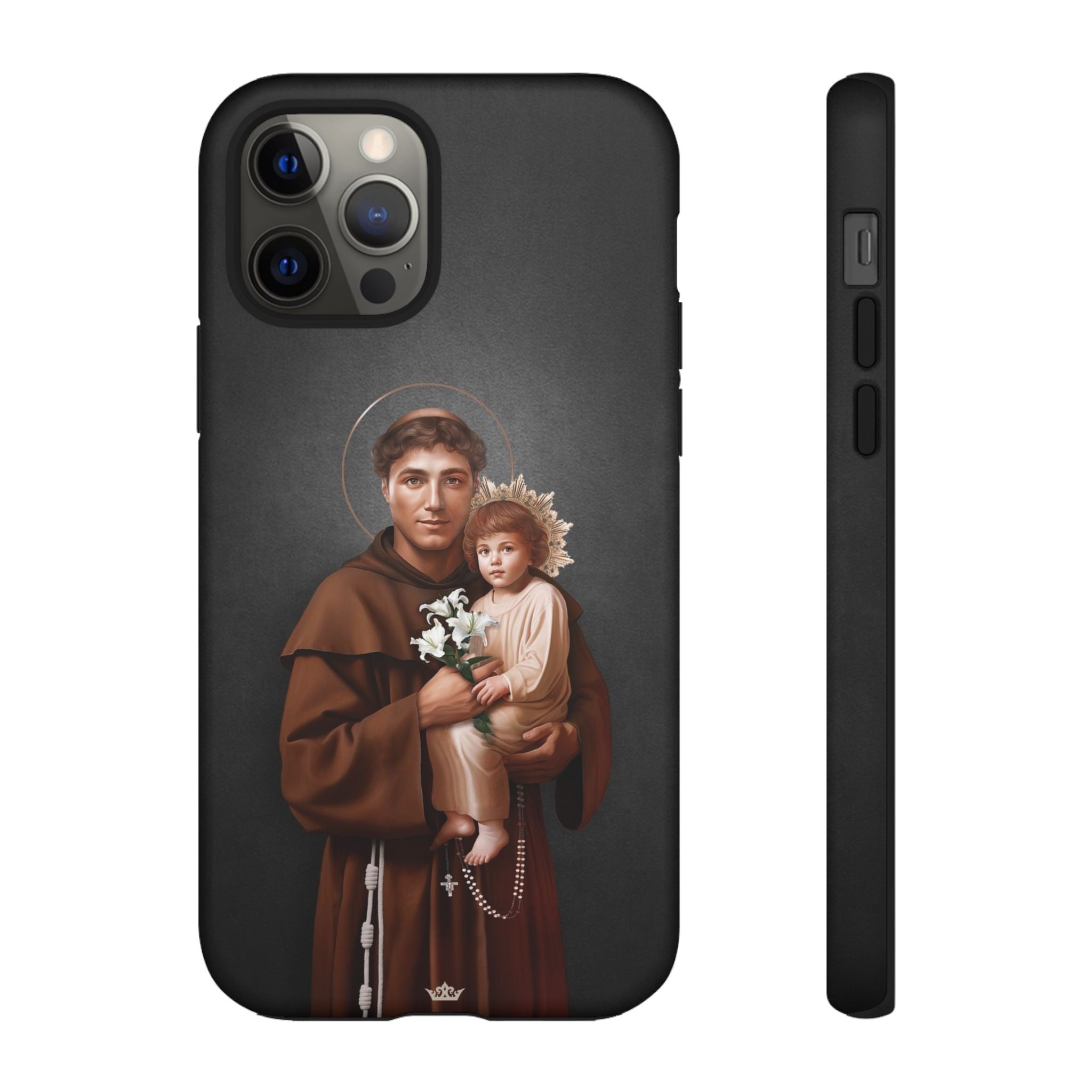 St. Anthony of Padua Hard Phone Case (Dark)