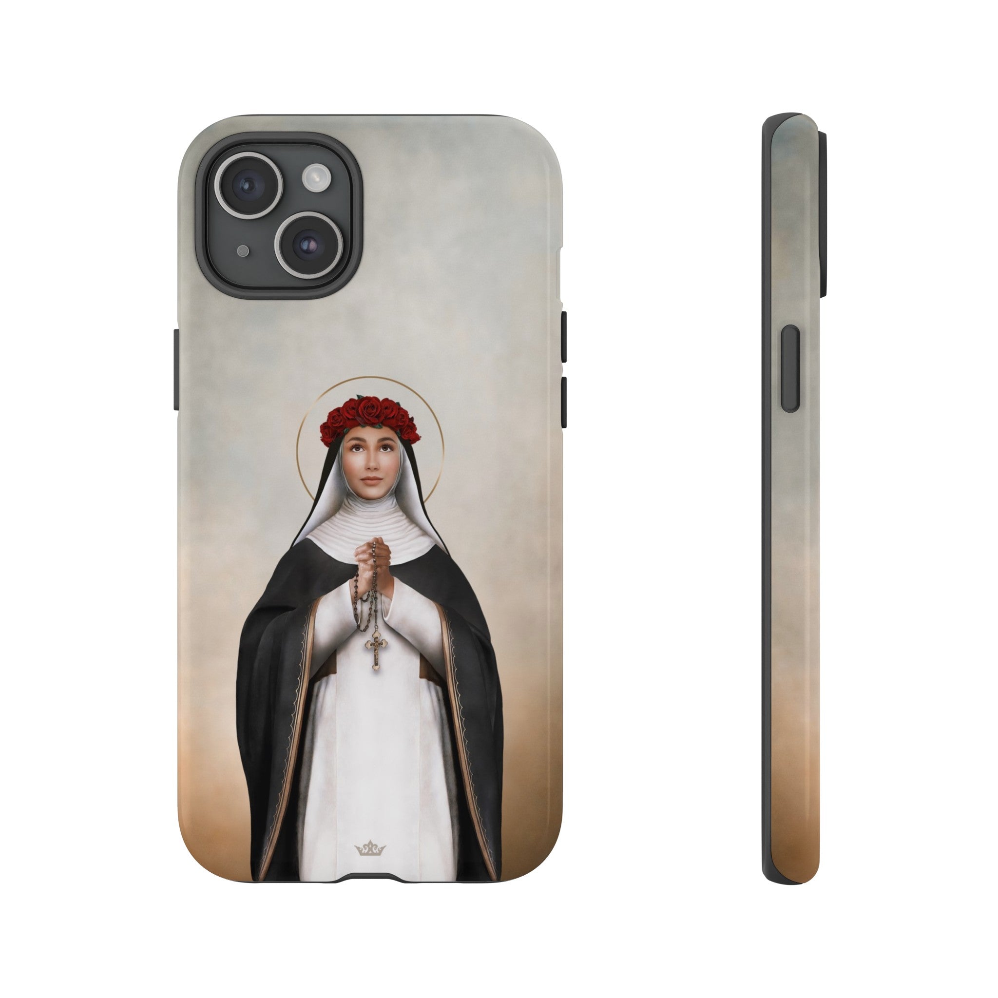 St. Rose of Lima Hard Phone Case (Light)