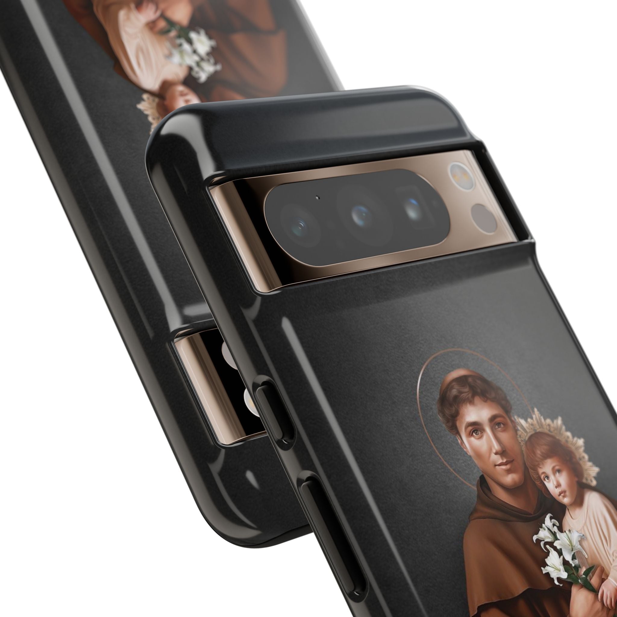 St. Anthony of Padua Hard Phone Case (Dark)