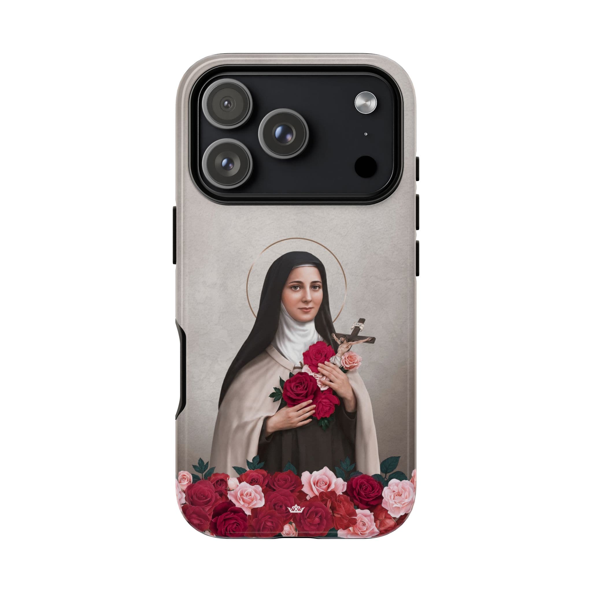 St. Therese of Lisieux Hard Phone Case (Light) Copyright VENXARA