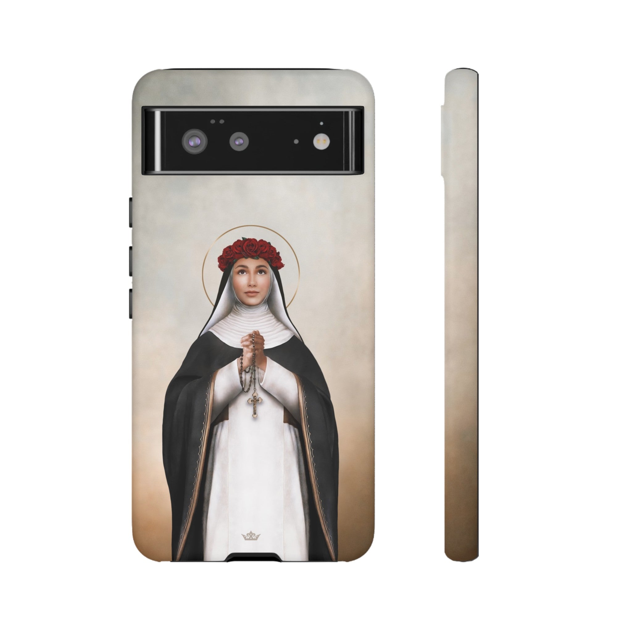 St. Rose of Lima Hard Phone Case (Light)
