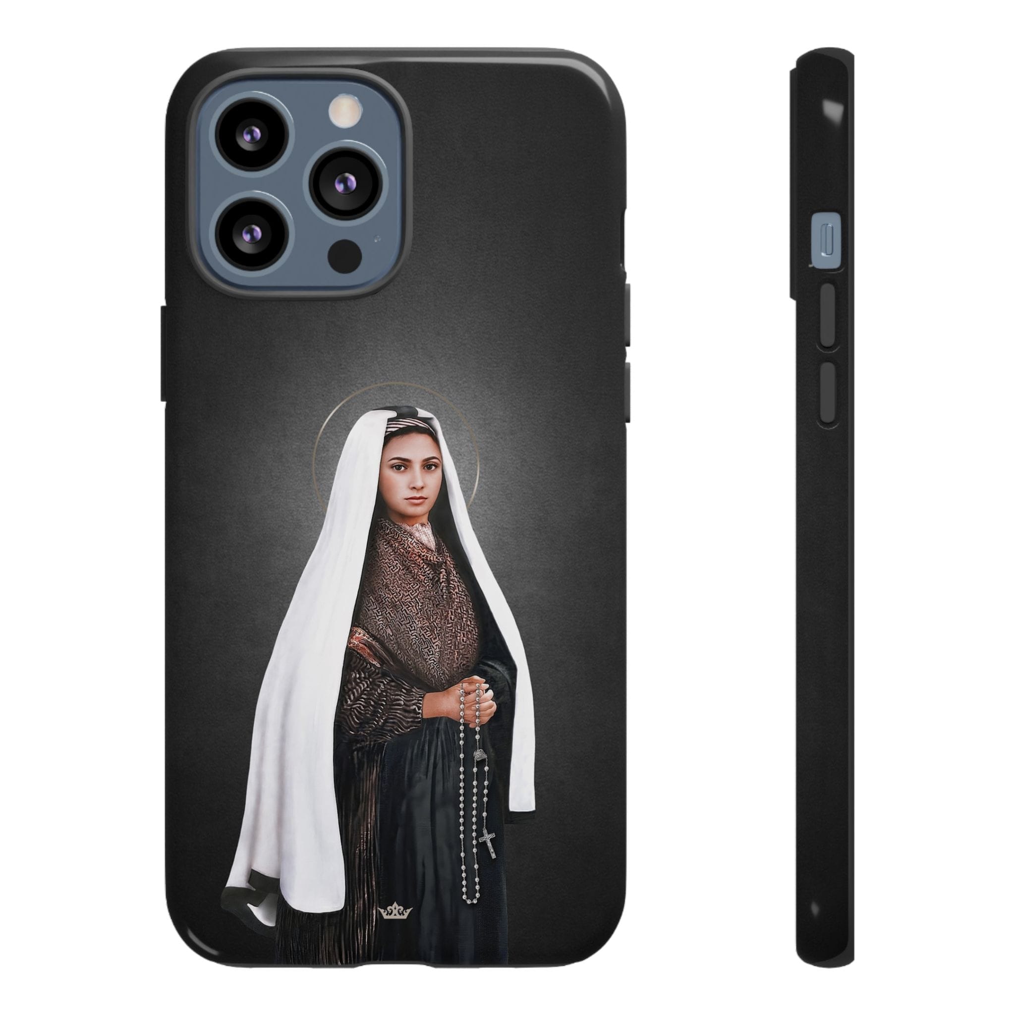 St. Bernadette Hard Phone Case (Dark) Copyright VENXARA
