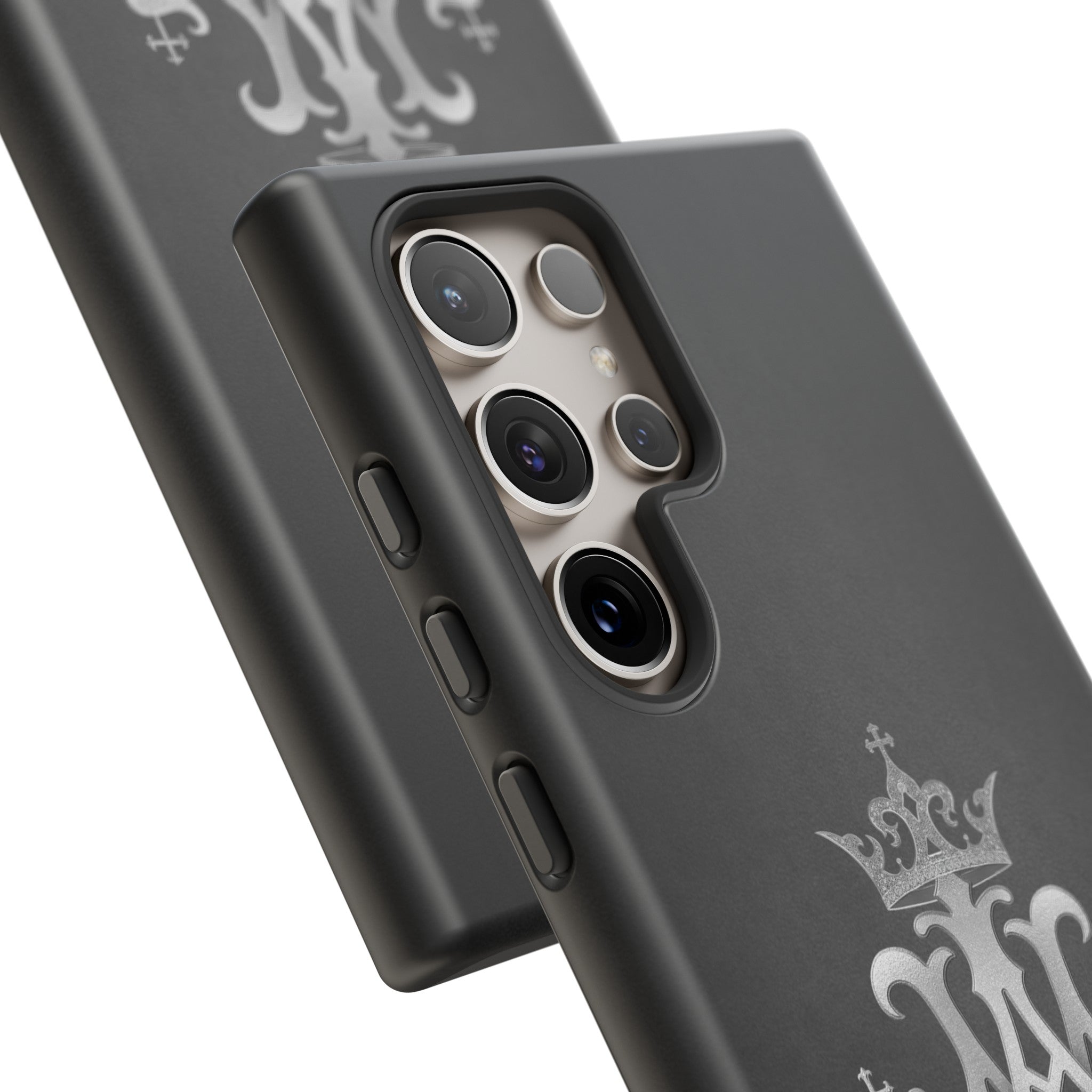 Ave Maria Hard Phone Case (Charcoal)