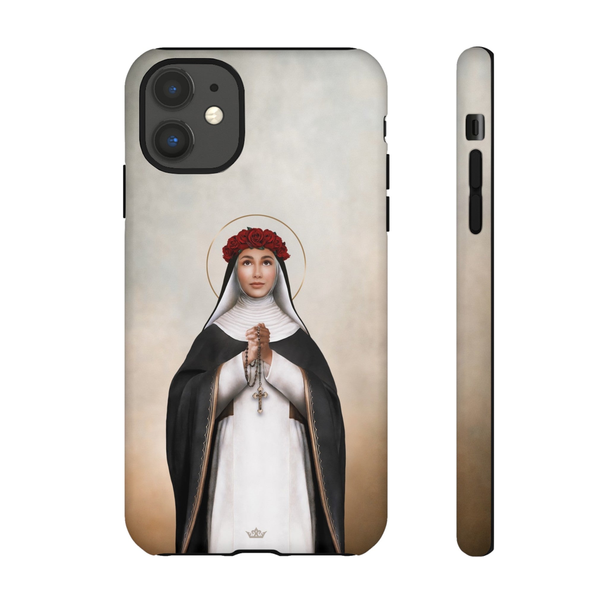 St. Rose of Lima Hard Phone Case (Light)