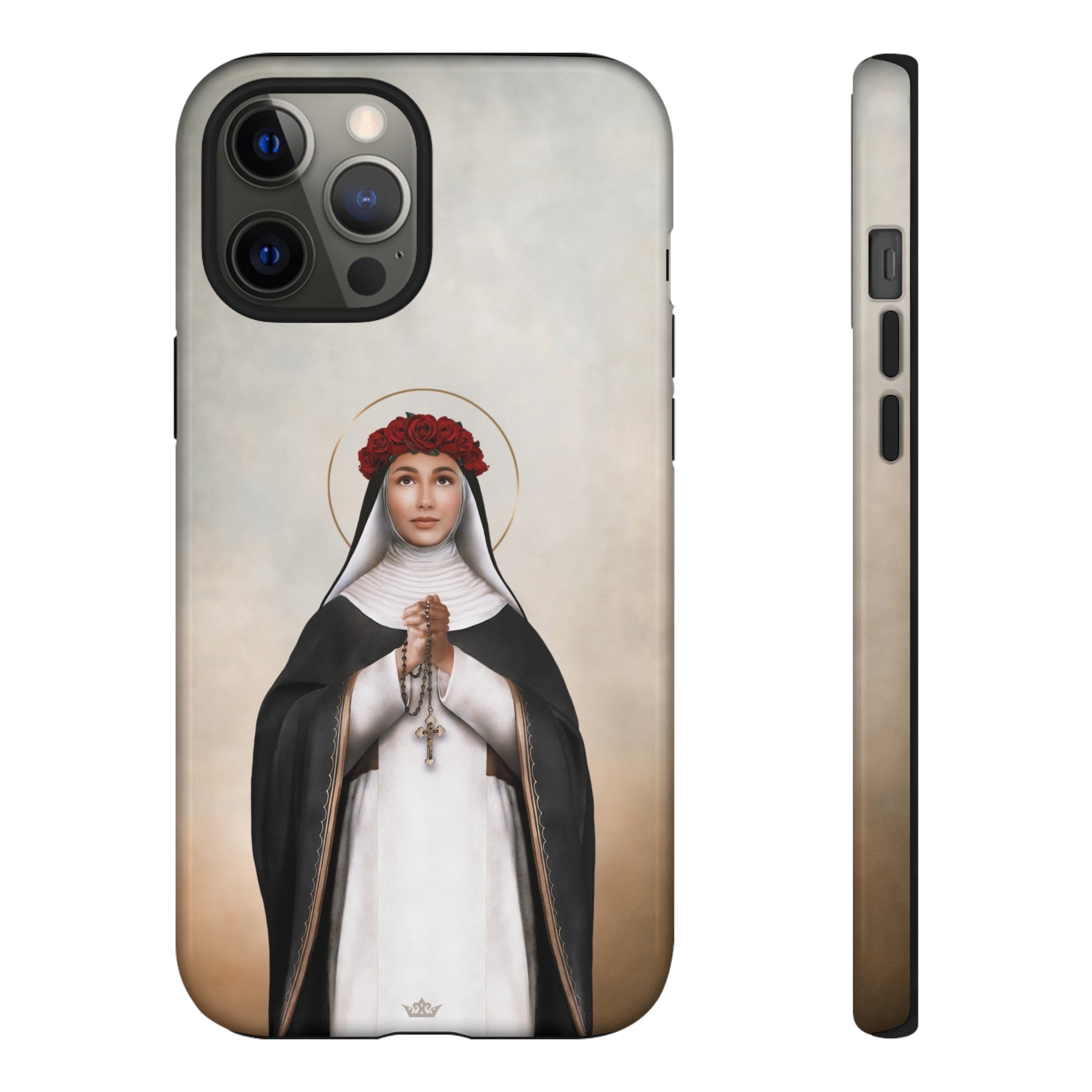 St. Rose of Lima Hard Phone Case (Light)