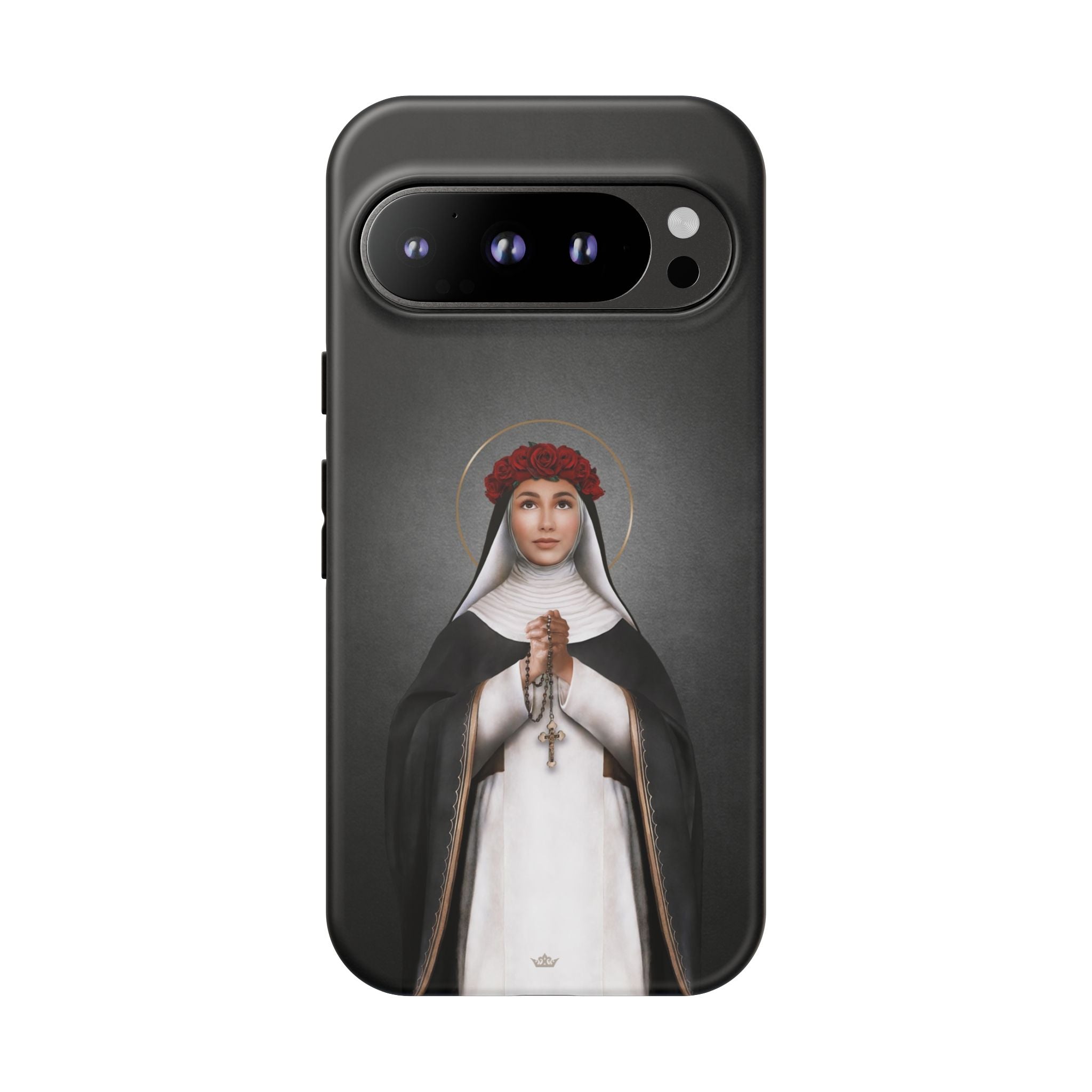 St. Rose of Lima Hard Phone Case (Dark)
