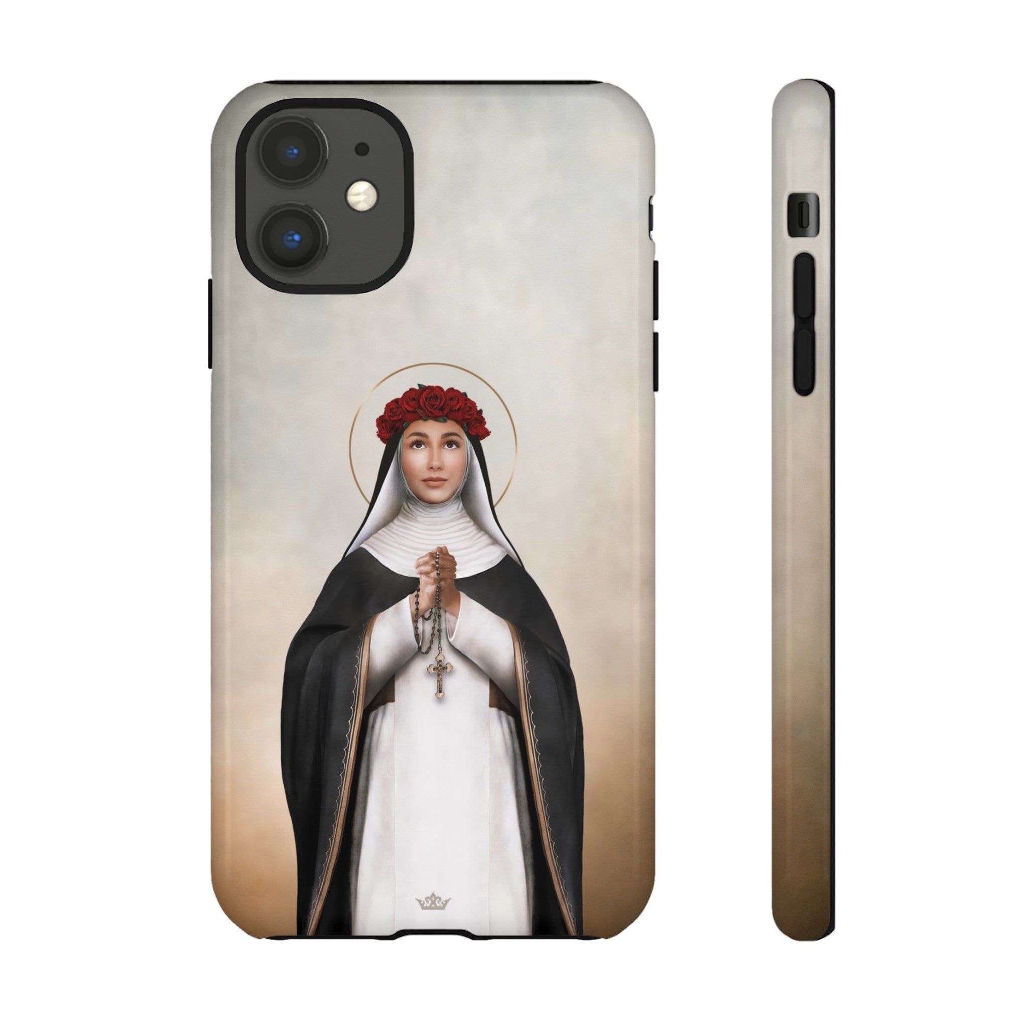 St. Rose of Lima Hard Phone Case (Light)