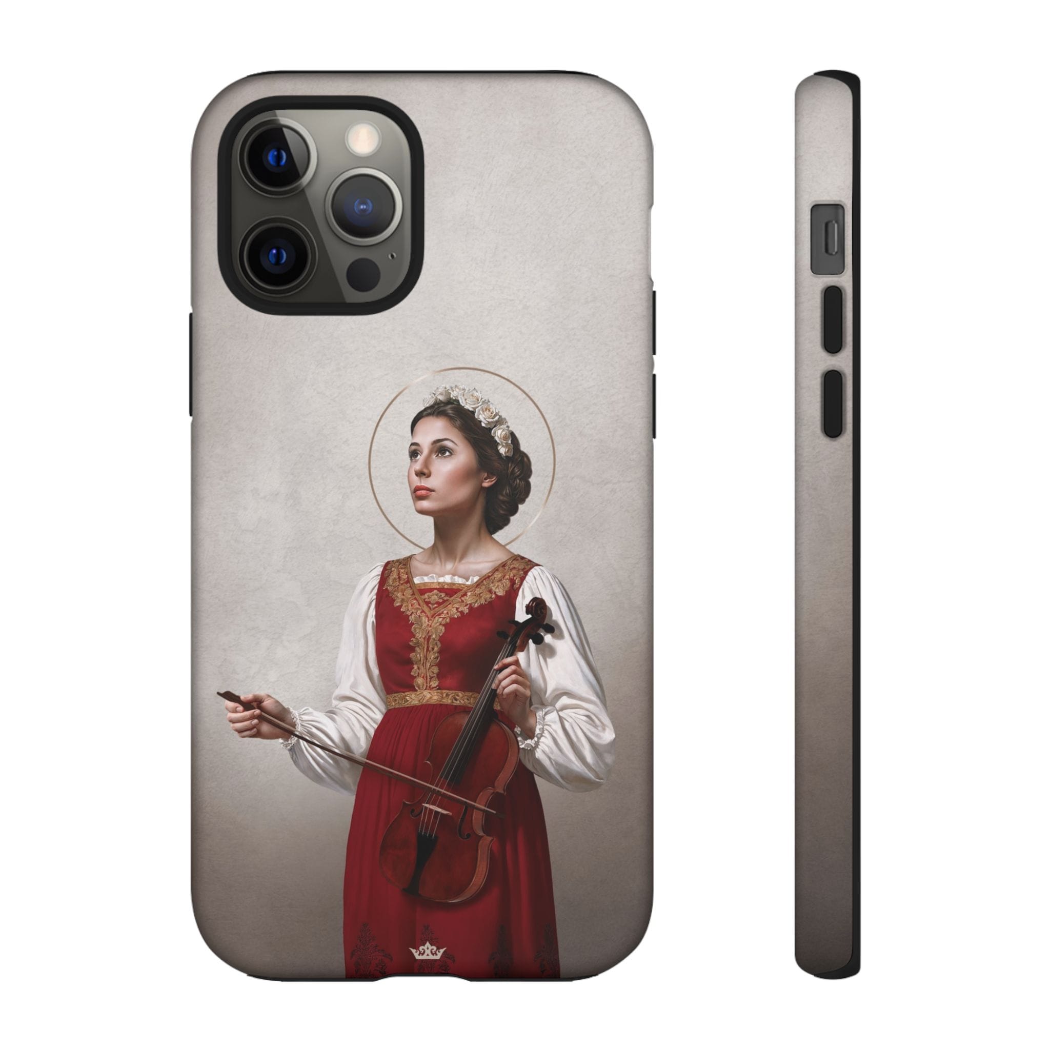 St. Cecilia Hard Phone Case (Light) Copyright VENXARA