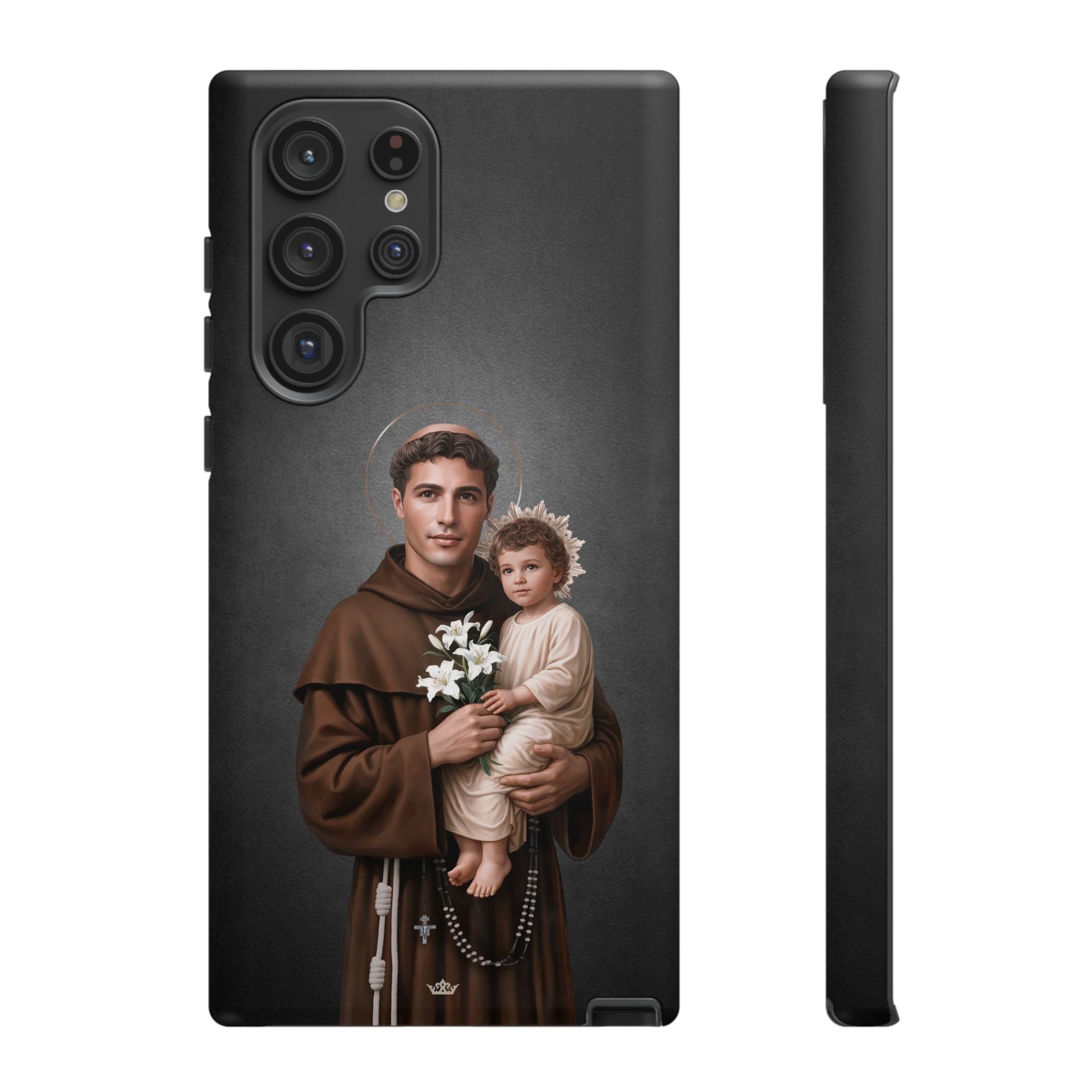 St. Anthony of Padua Hard Phone Case (Dark)