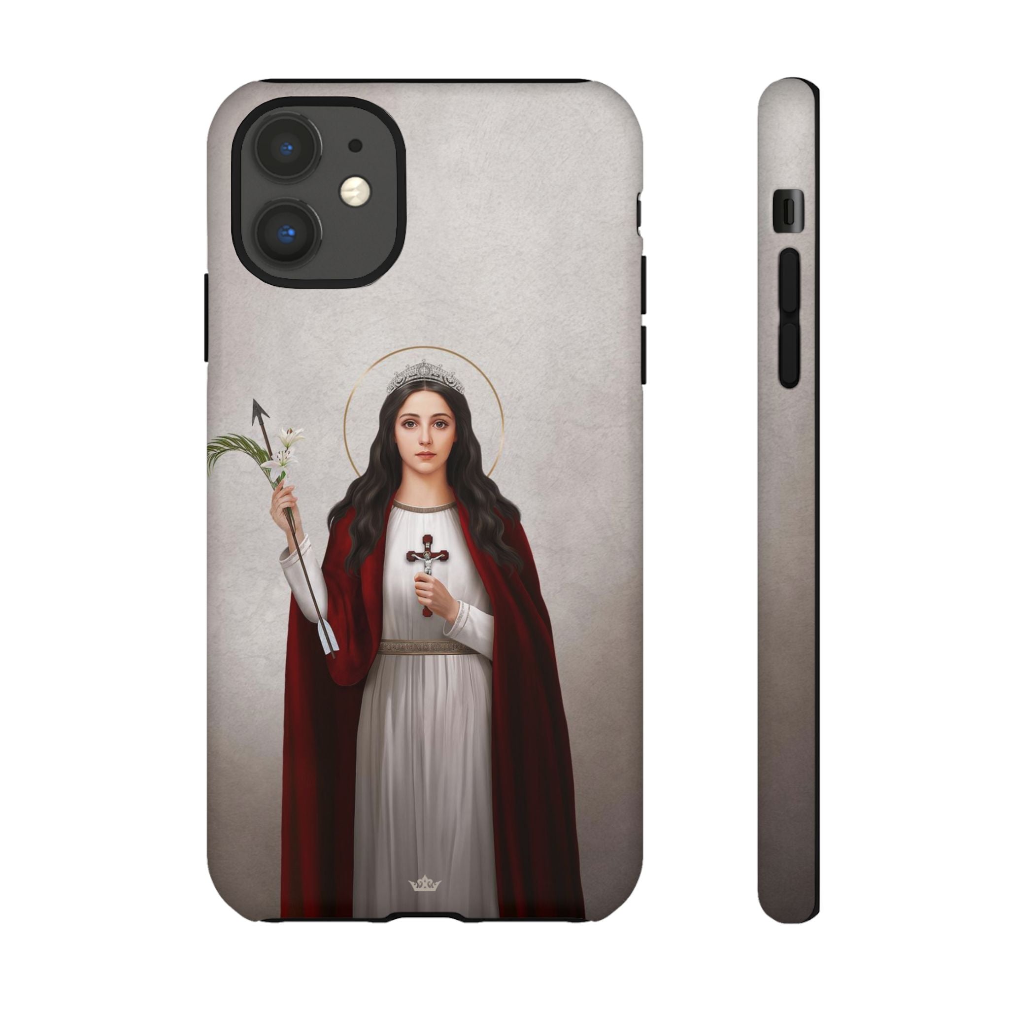 St. Philomena Hard Phone Case (Light)