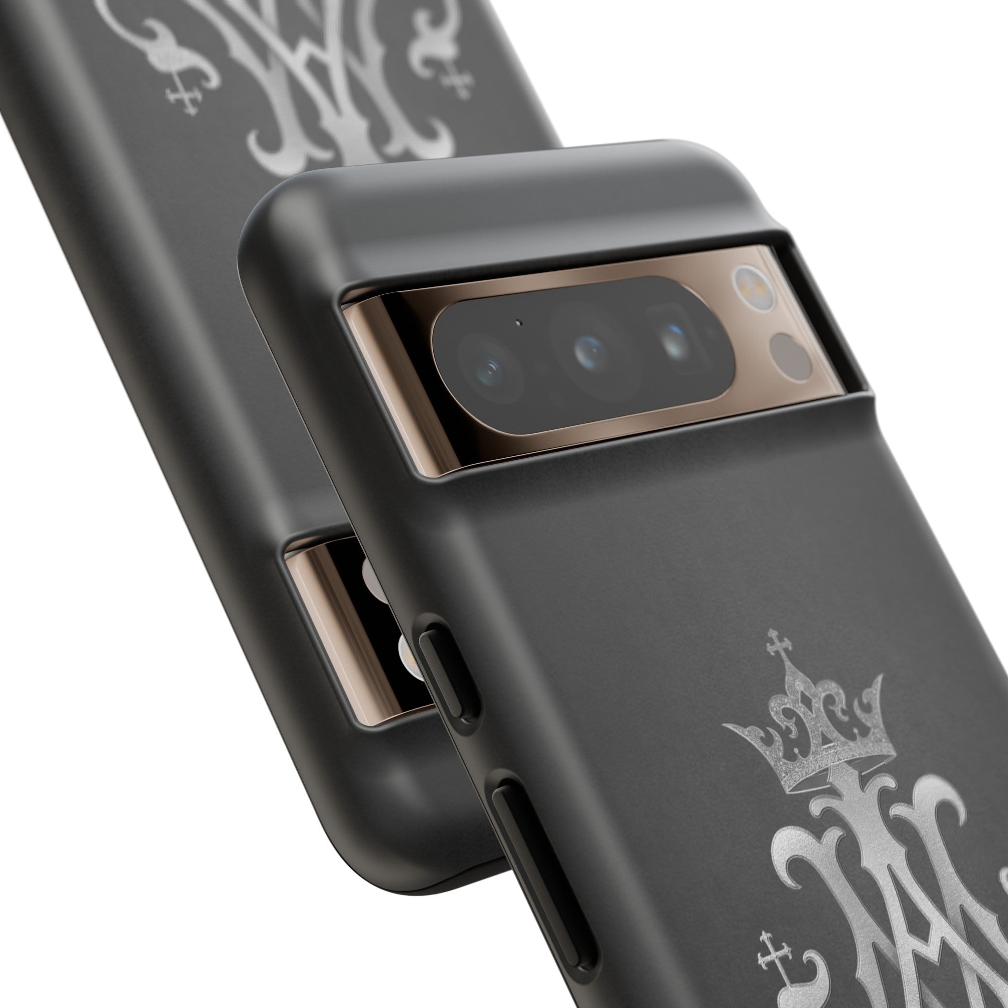 Ave Maria Hard Phone Case (Charcoal)