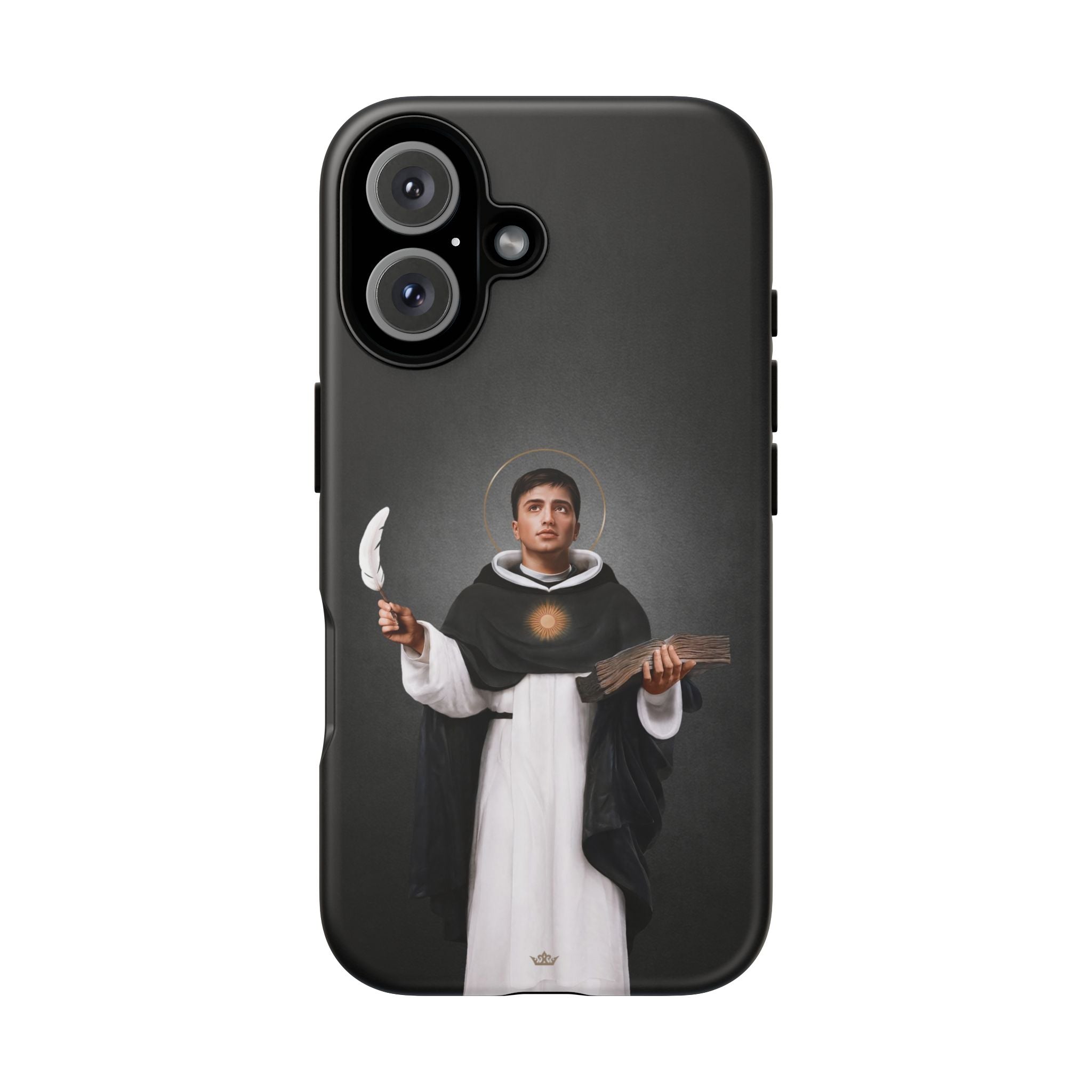 St. Thomas Aquinas Hard Phone Case (Dark)