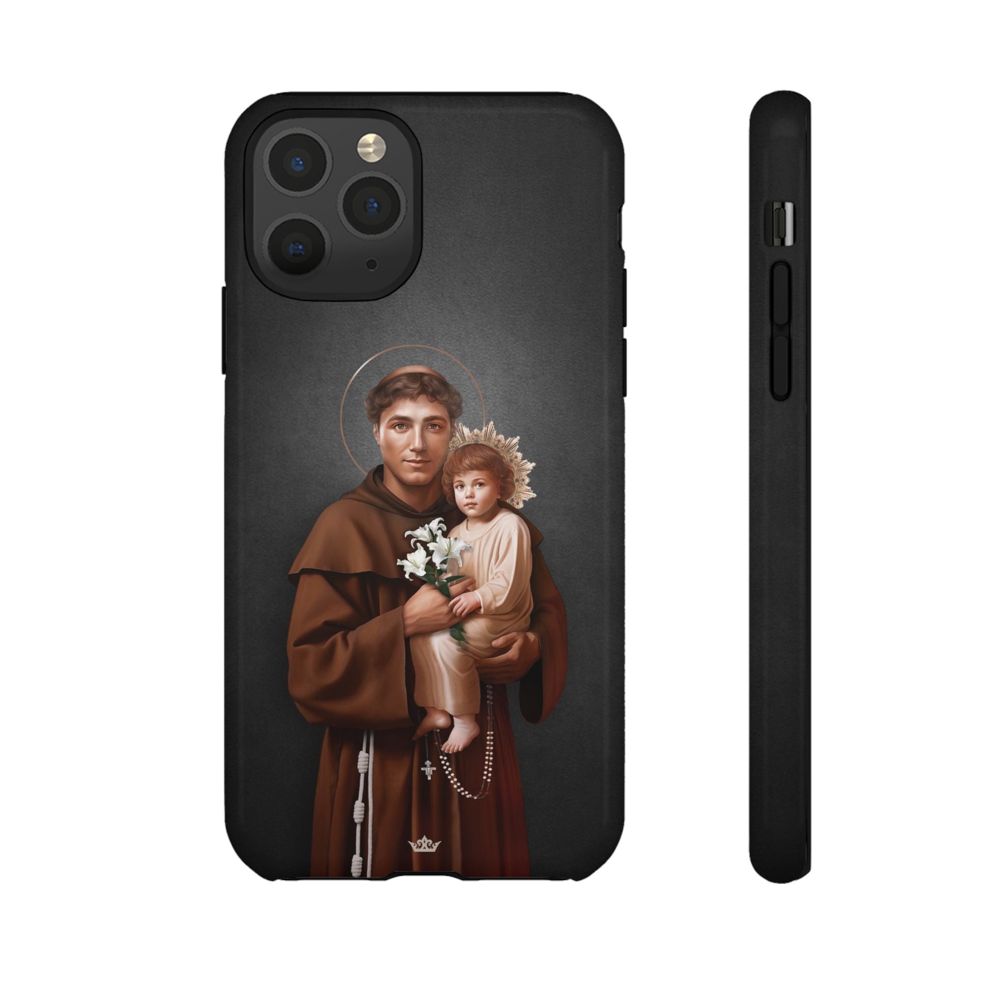 St. Anthony of Padua Hard Phone Case (Dark)