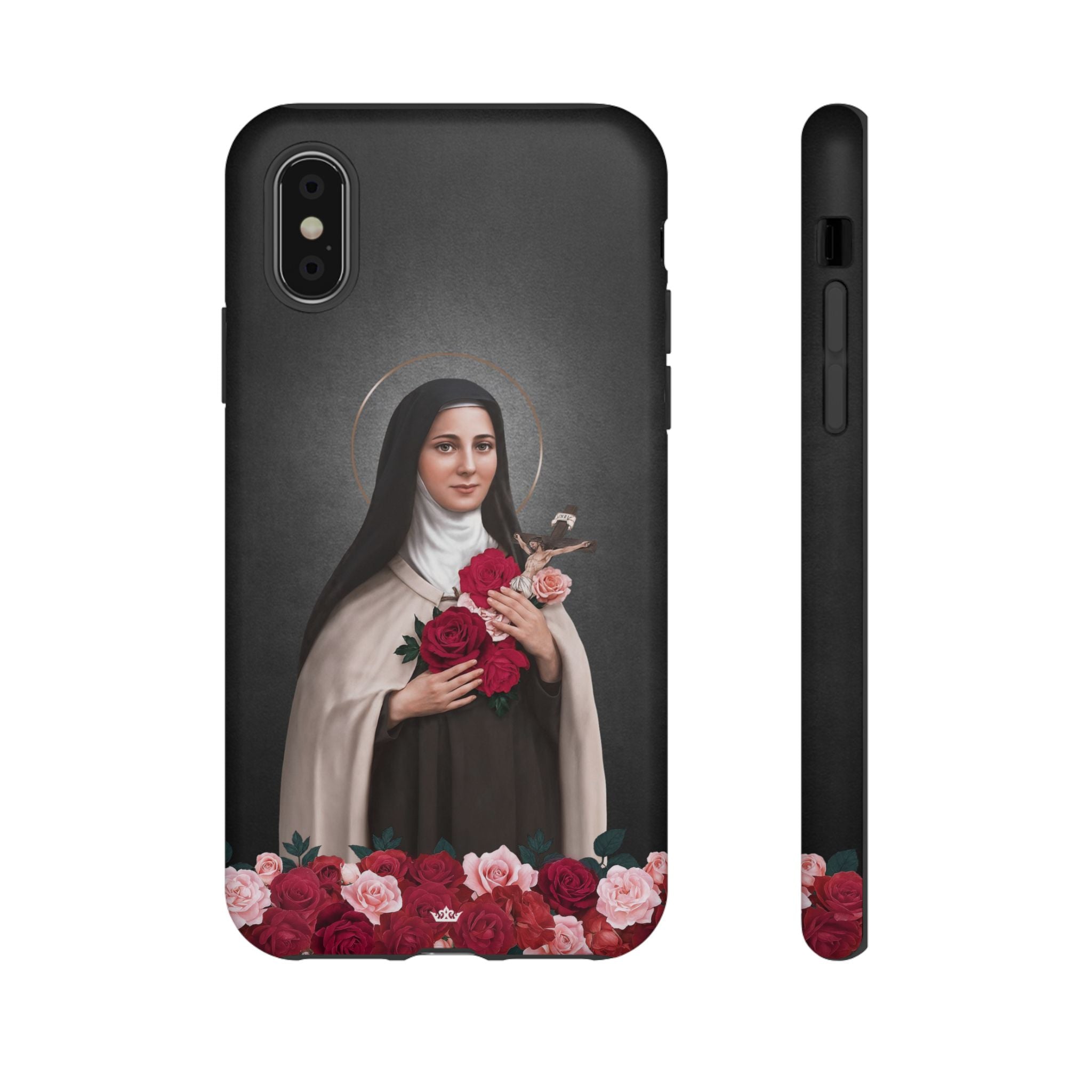 St. Therese of Lisieux Hard Phone Case (Dark)