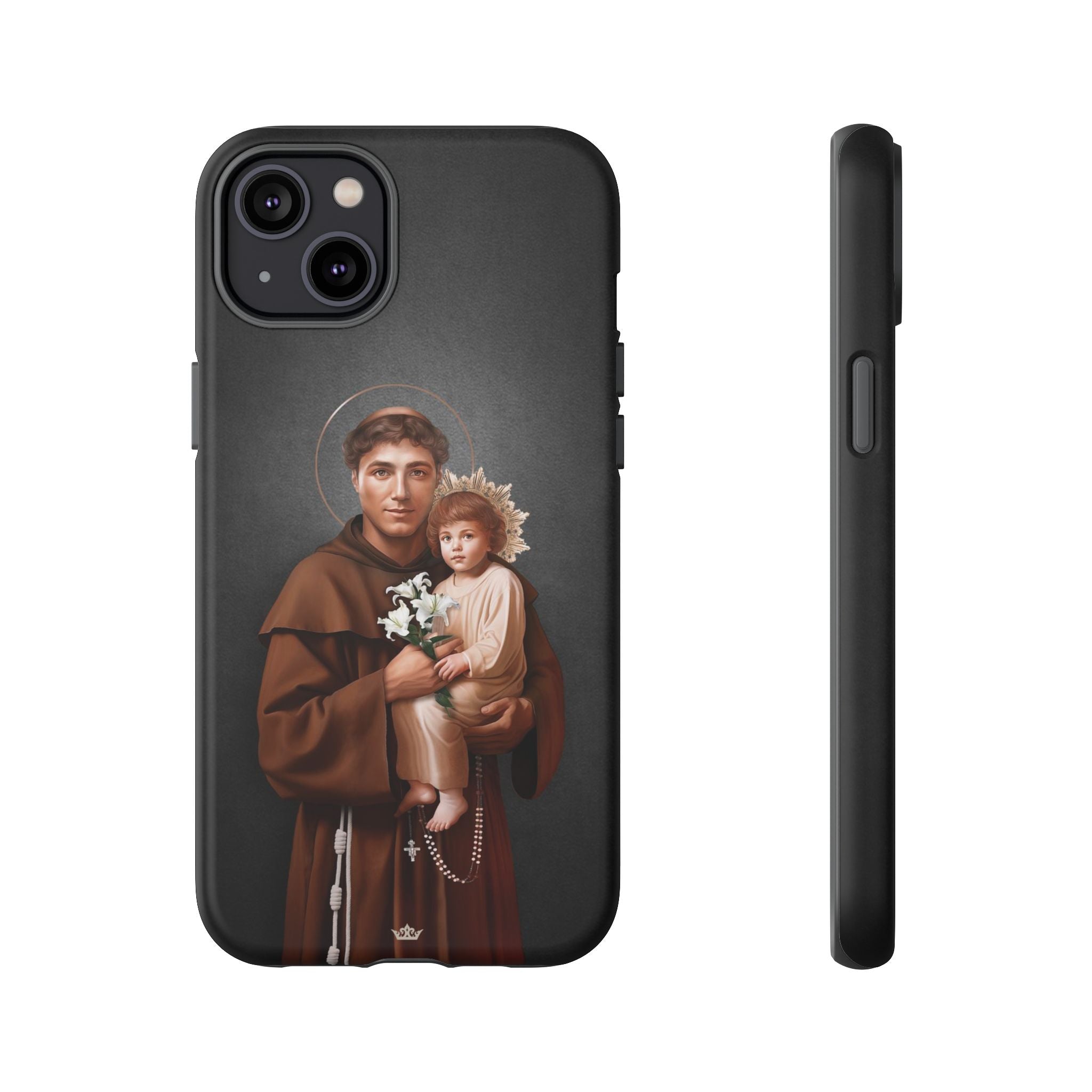St. Anthony of Padua Hard Phone Case (Dark)