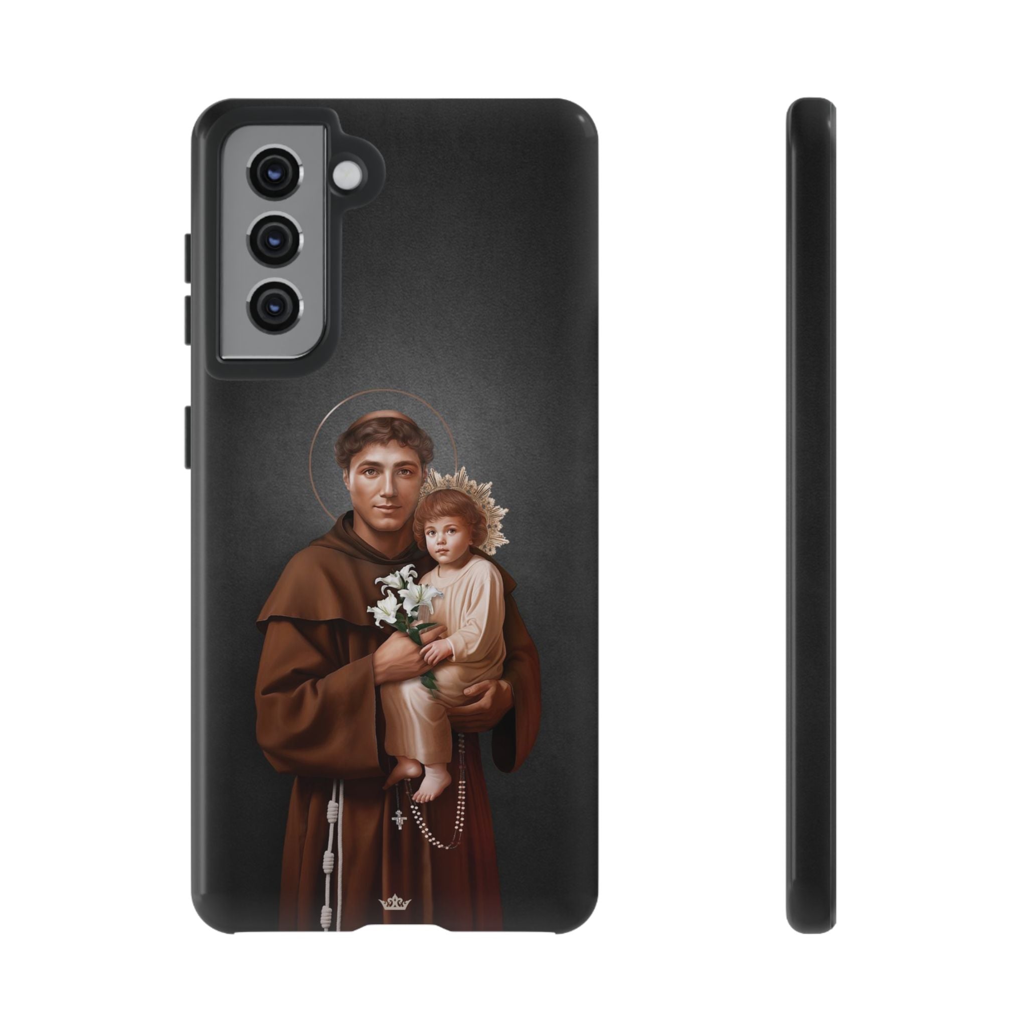 St. Anthony of Padua Hard Phone Case (Dark)