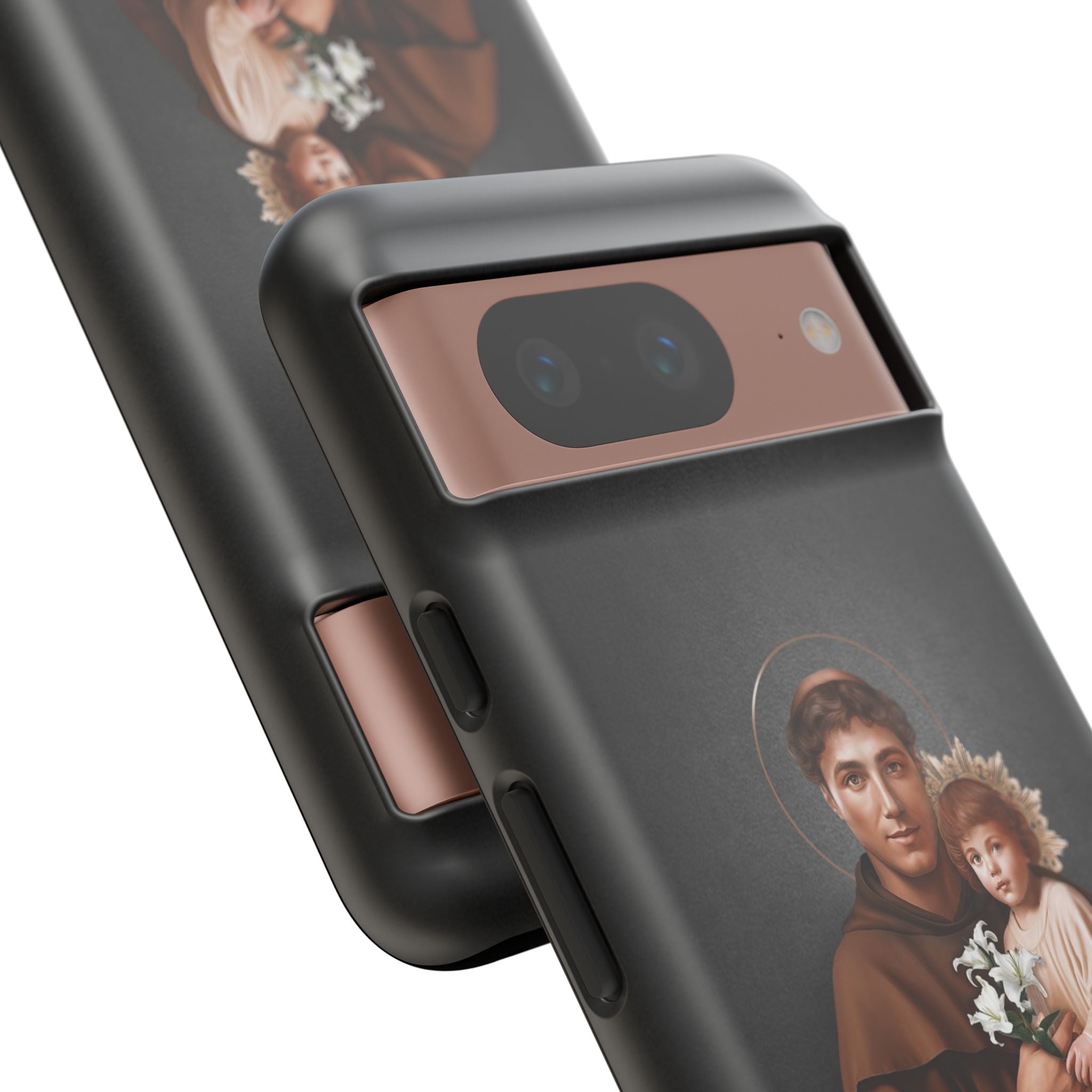 St. Anthony of Padua Hard Phone Case (Dark)