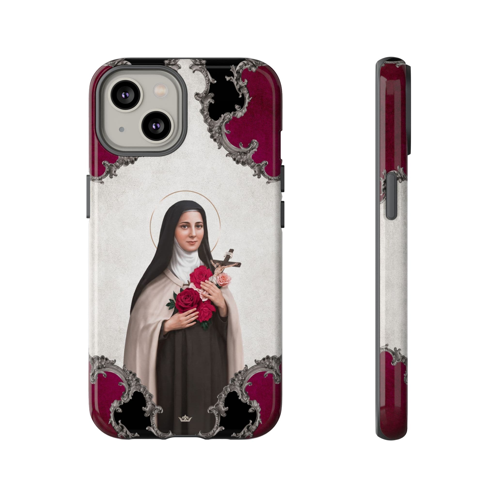 St. Therese of Lisieux Hard Phone Case (Baroque) Copyright VENXARA