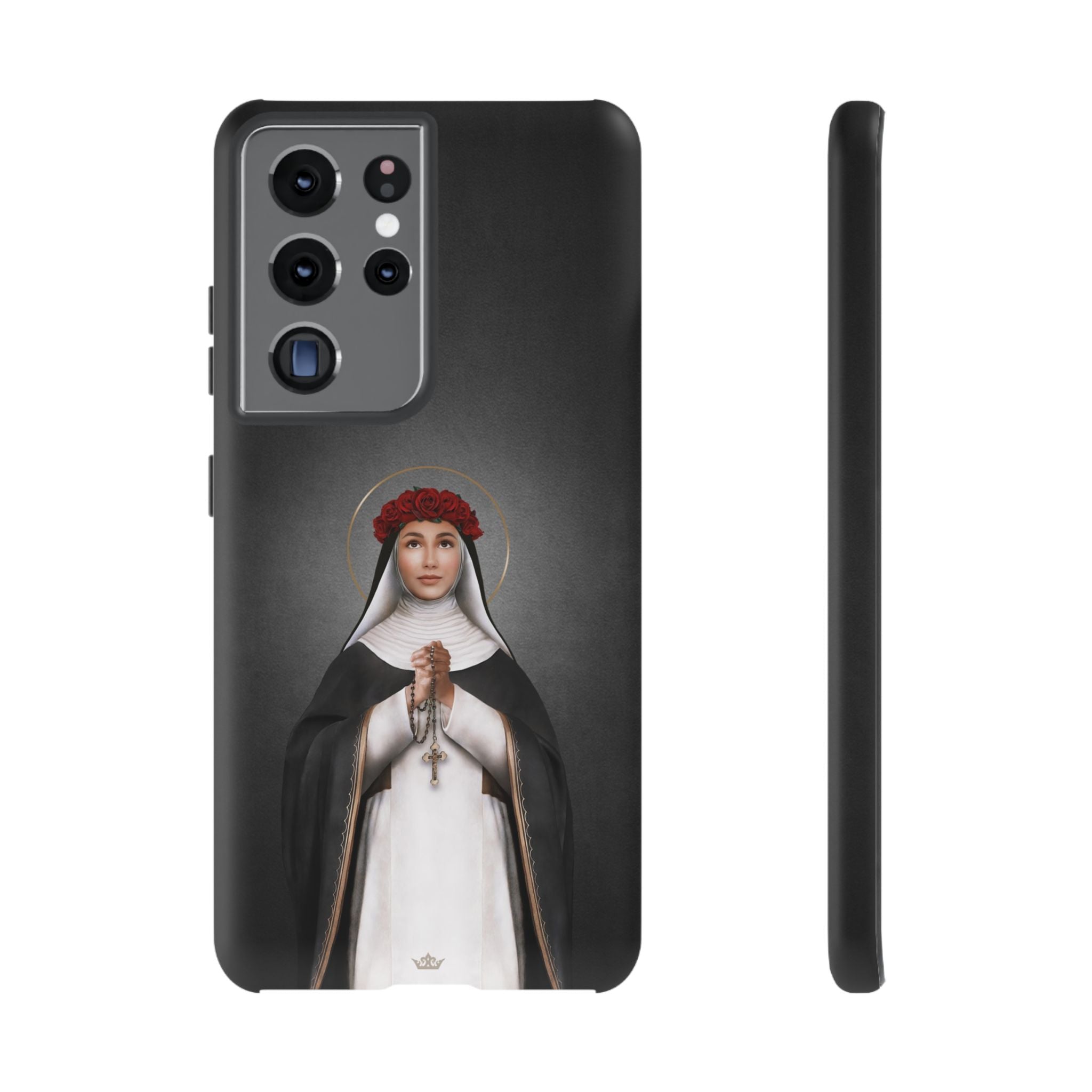 St. Rose of Lima Hard Phone Case (Dark)