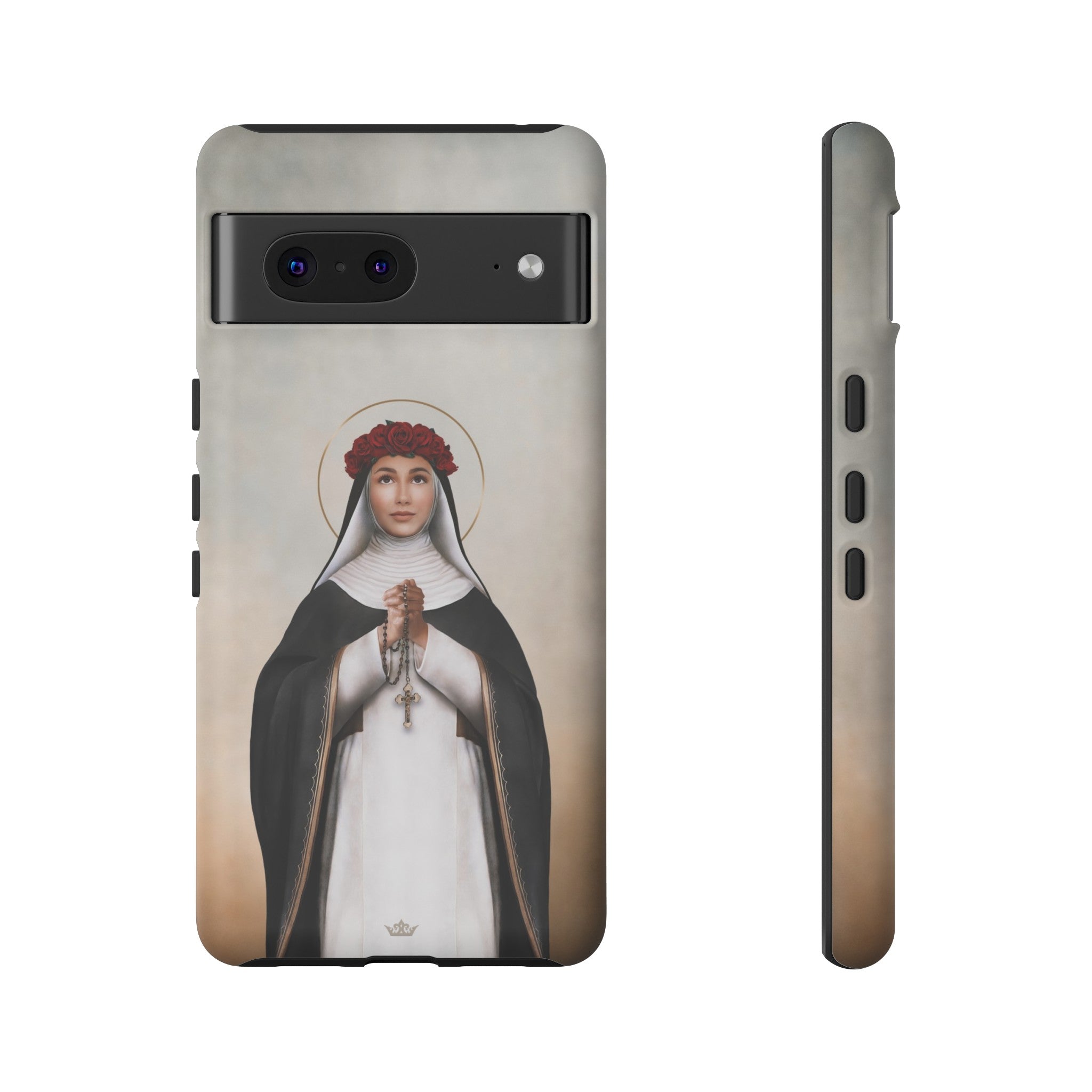 St. Rose of Lima Hard Phone Case (Light)