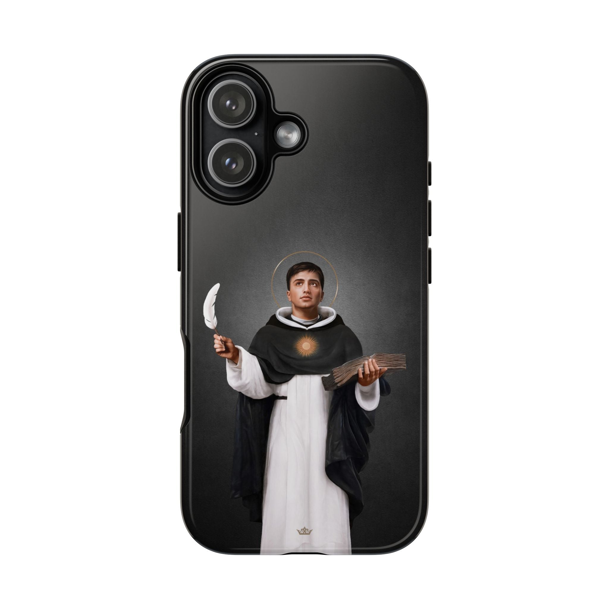 St. Thomas Aquinas Hard Phone Case (Dark)