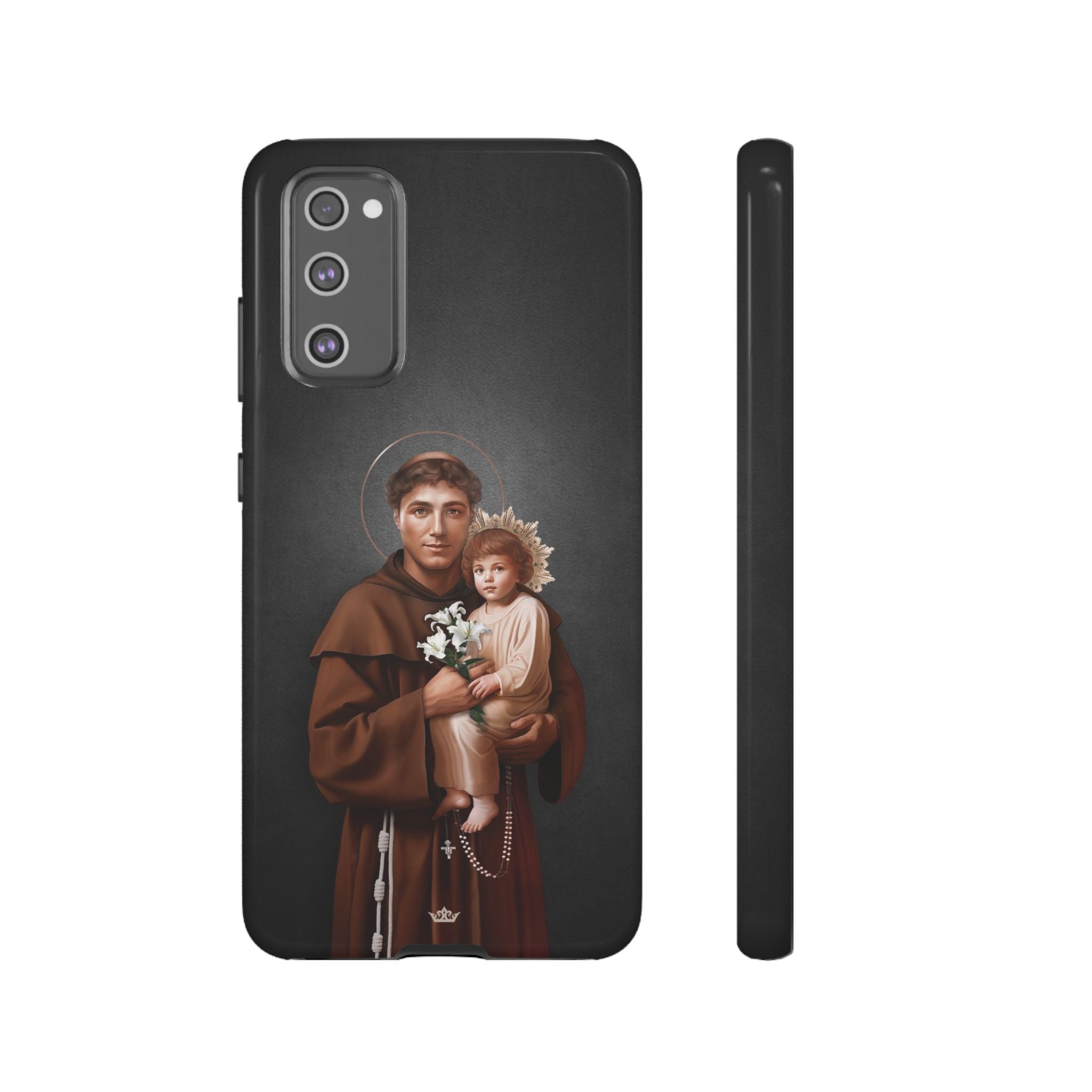 St. Anthony of Padua Hard Phone Case (Dark)