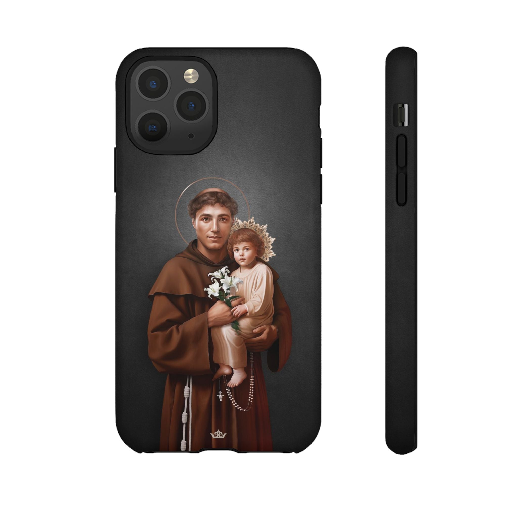St. Anthony of Padua Hard Phone Case (Dark)