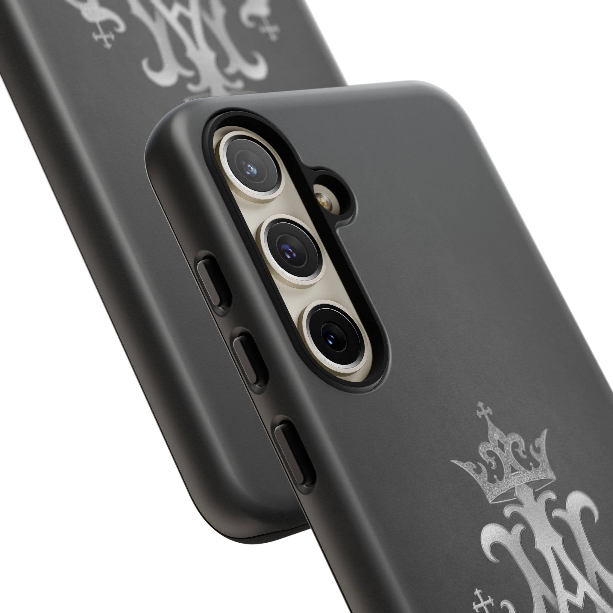 Ave Maria Hard Phone Case (Charcoal)