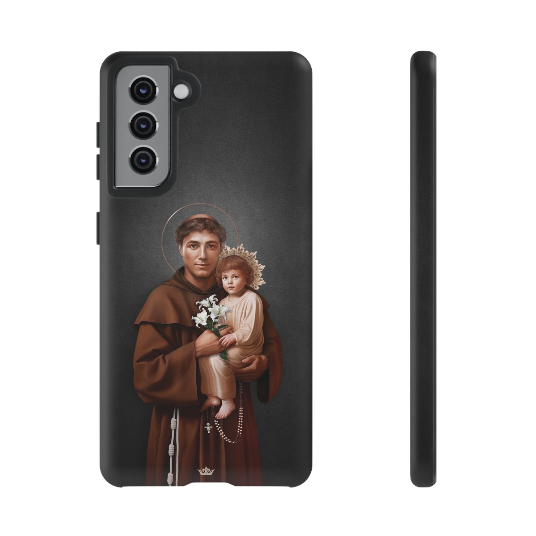 St. Anthony of Padua Hard Phone Case (Dark)