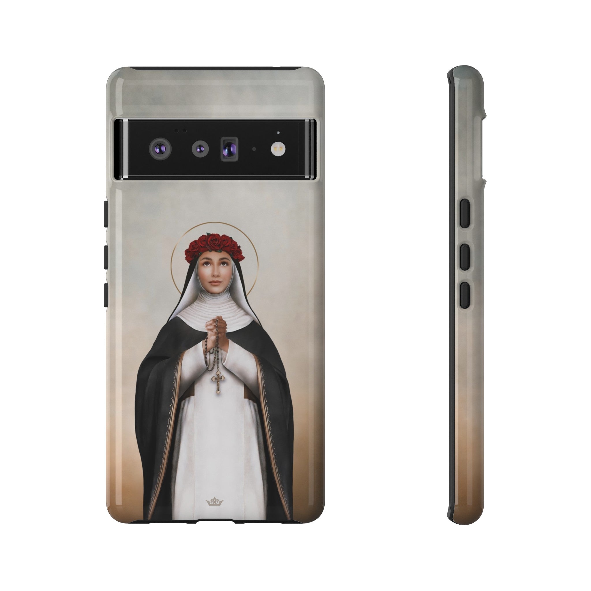 St. Rose of Lima Hard Phone Case (Light)