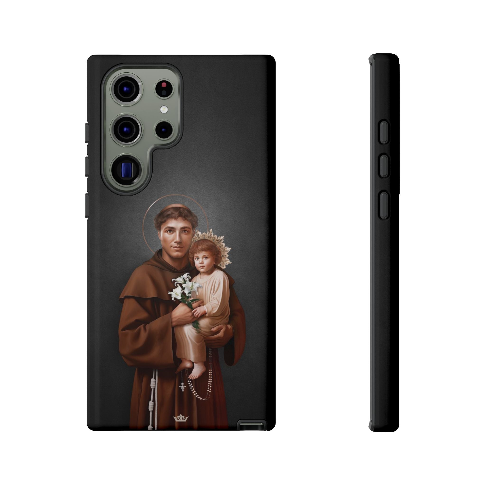 St. Anthony of Padua Hard Phone Case (Dark)