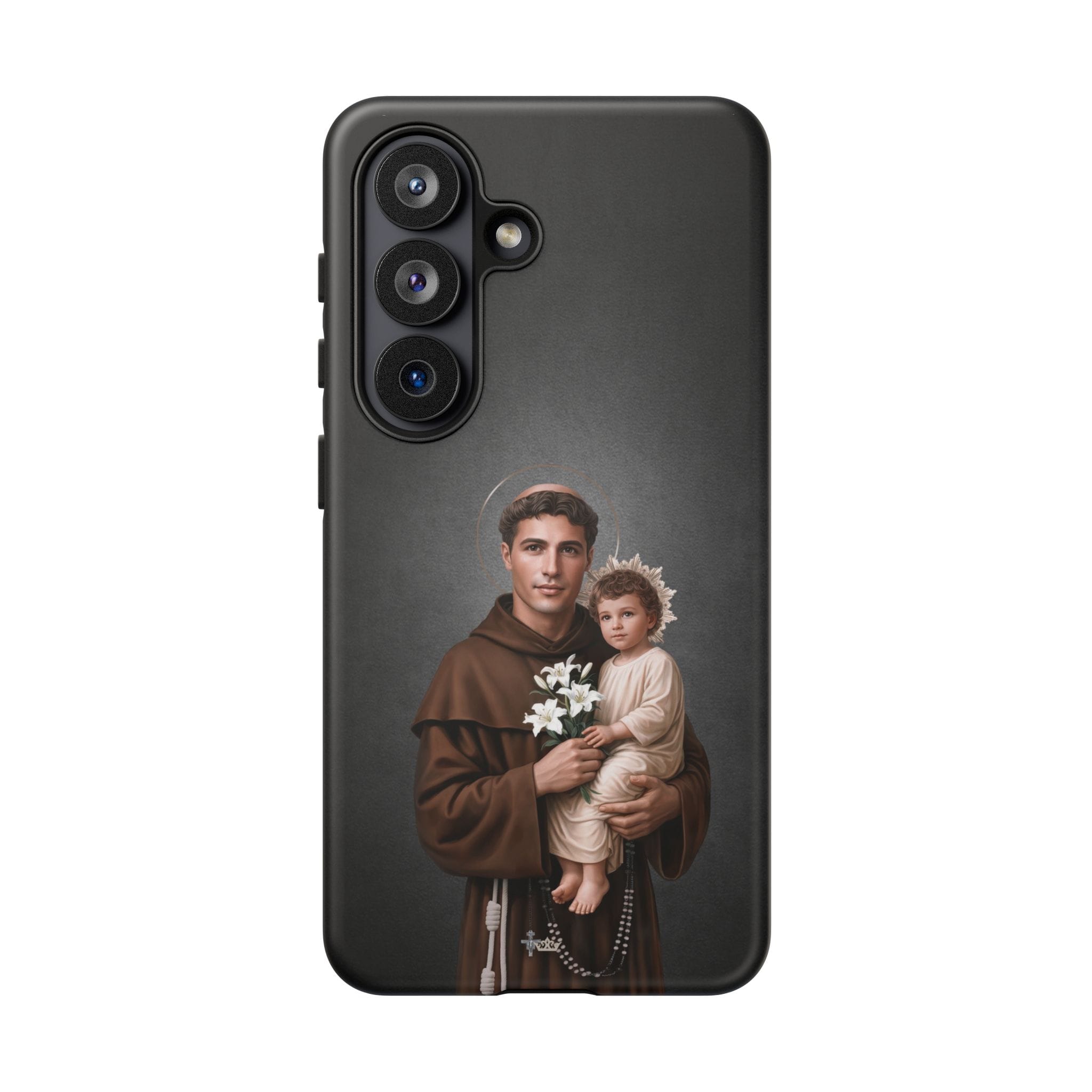 St. Anthony of Padua Hard Phone Case (Dark) Copyright VENXARA