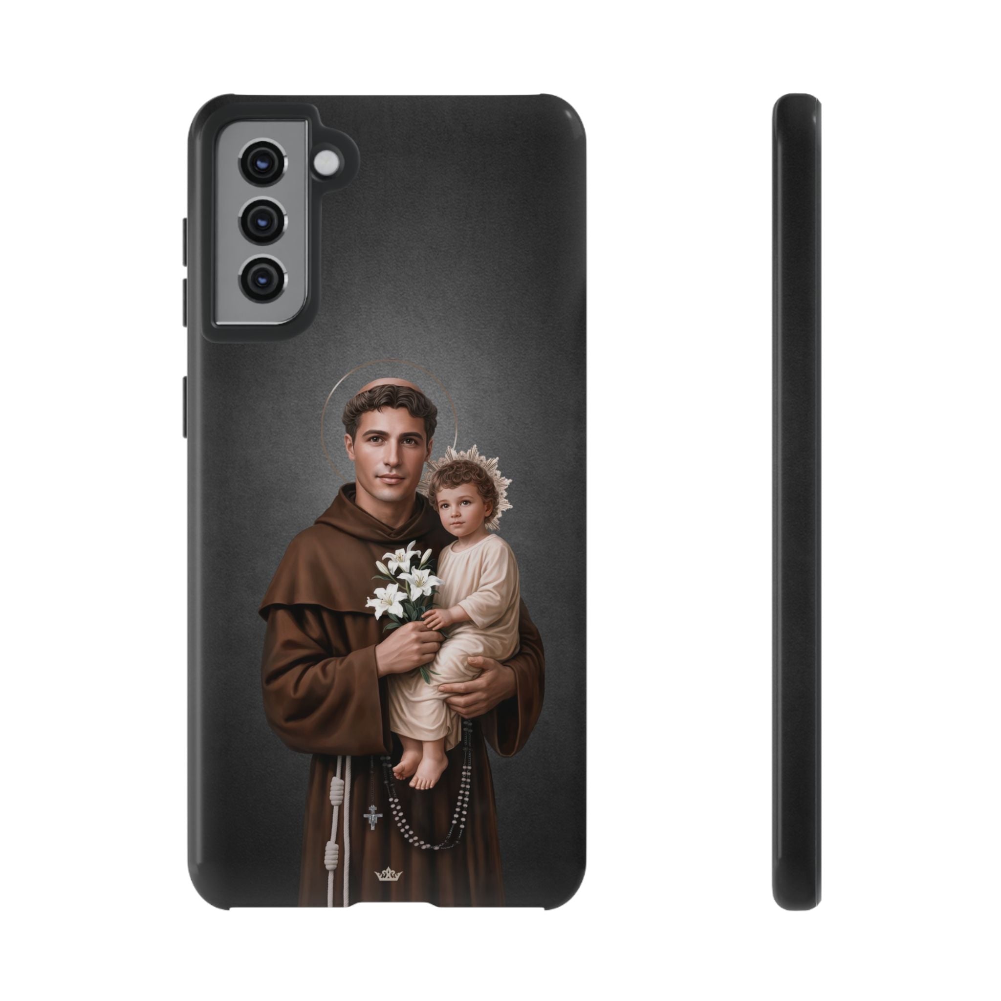 St. Anthony of Padua Hard Phone Case (Dark)