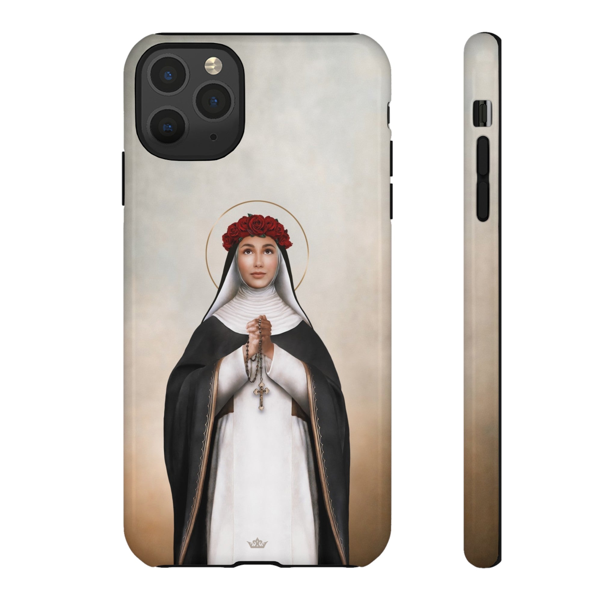 St. Rose of Lima Hard Phone Case (Light)