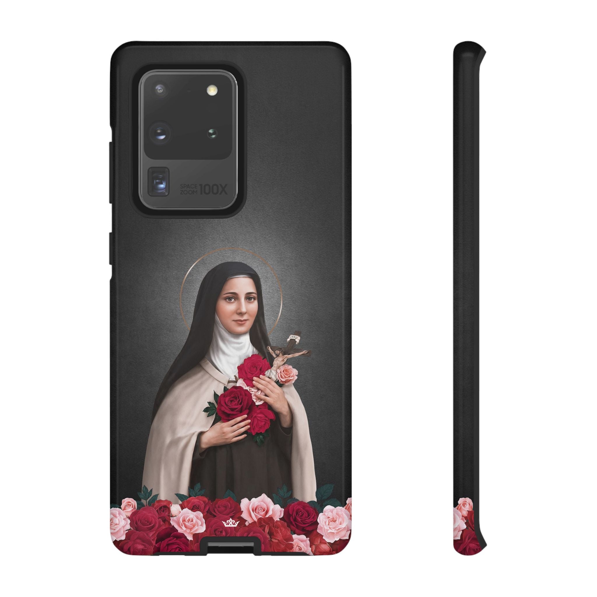 St. Therese of Lisieux Hard Phone Case (Dark)