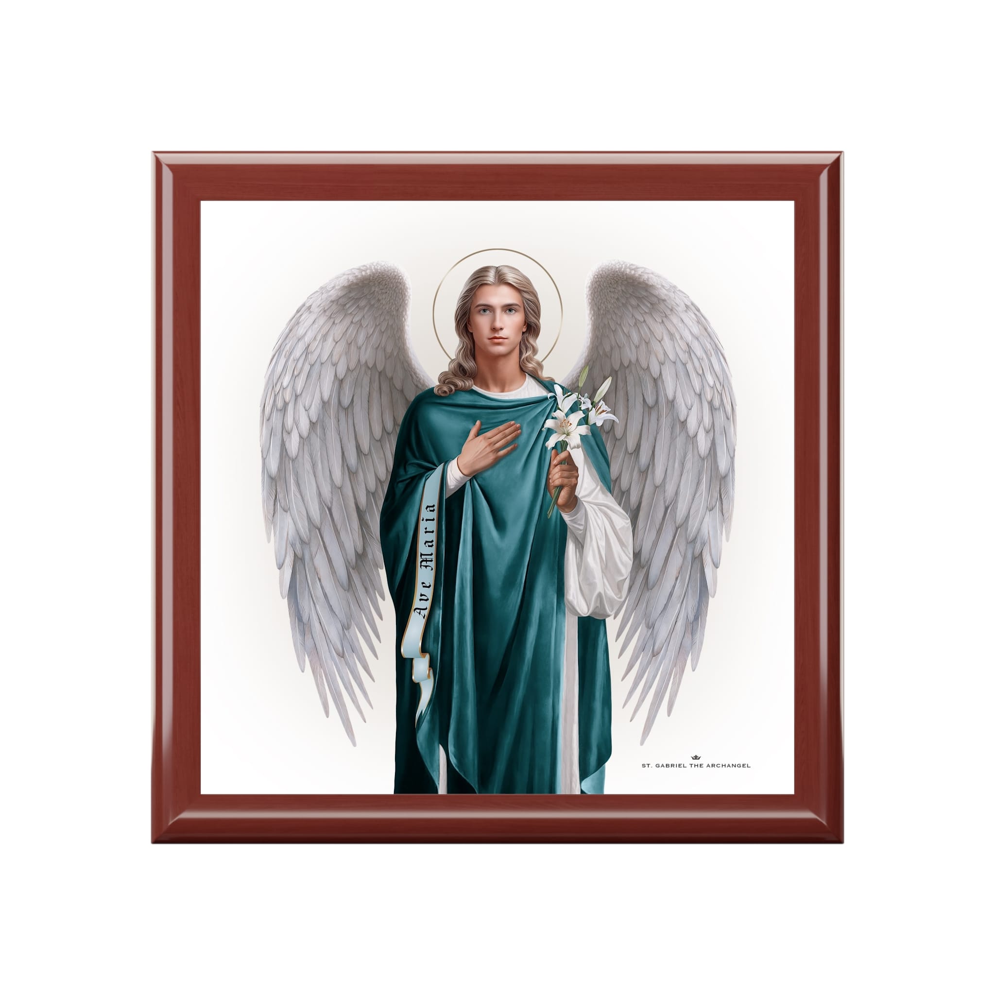 St. Gabriel the Archangel Keepsake Box Copyright VENXARA