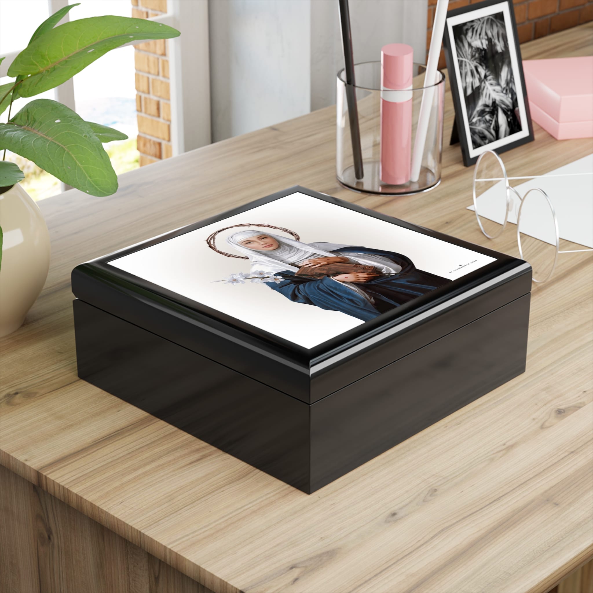 St. Catherine of Siena Keepsake Box Copyright VENXARA
