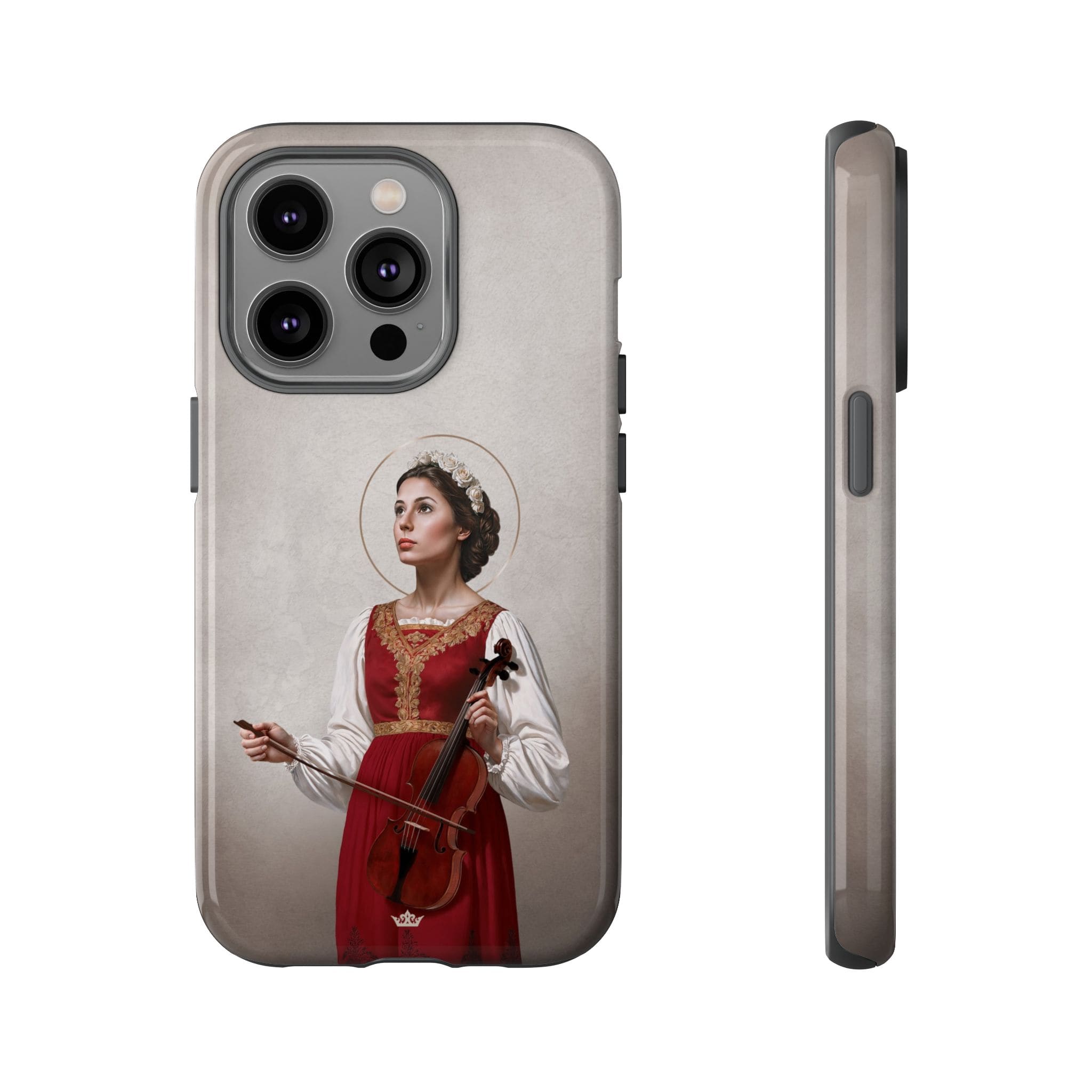 St. Cecilia Hard Phone Case (Light) Copyright VENXARA