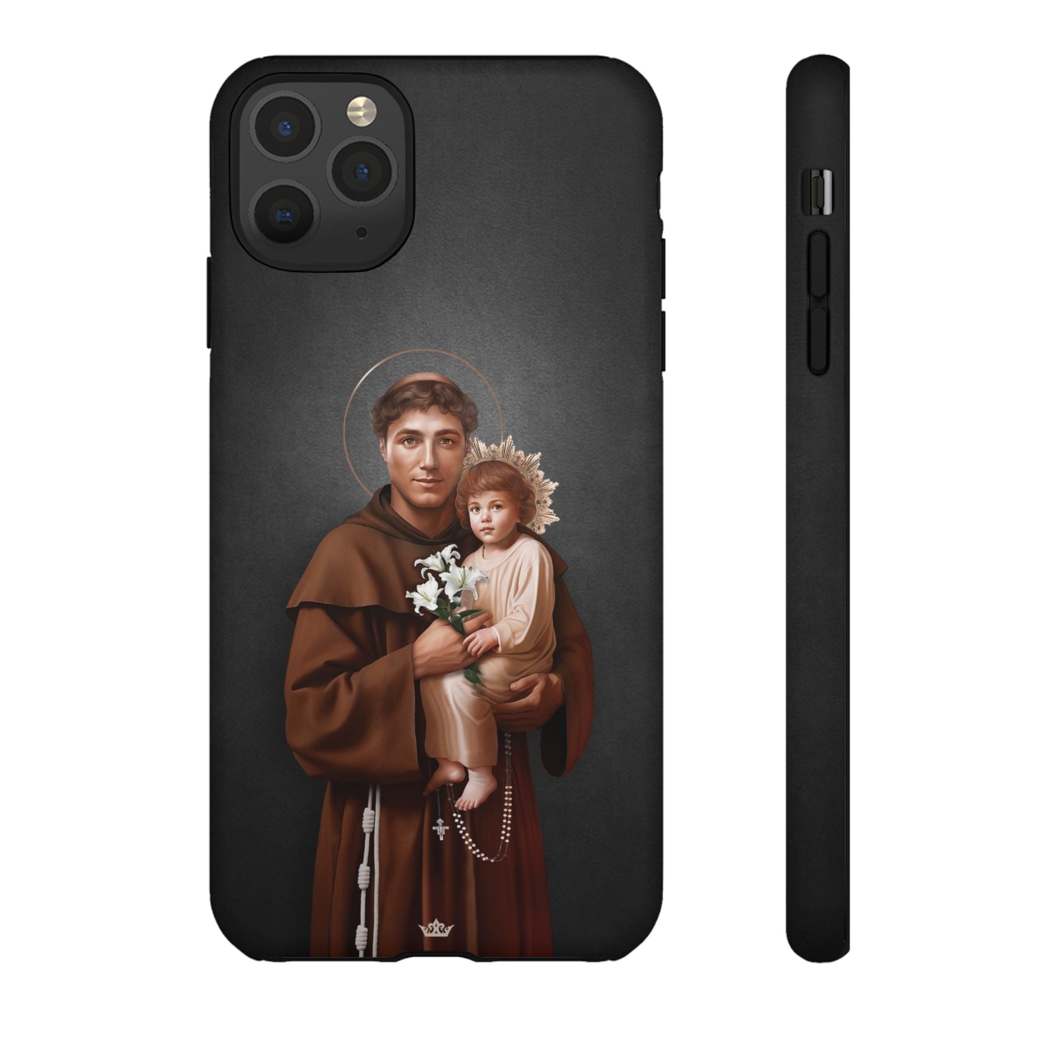 St. Anthony of Padua Hard Phone Case (Dark)