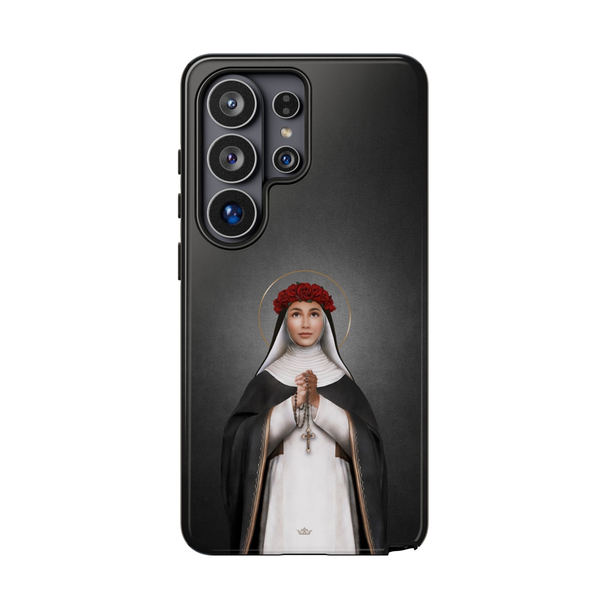 St. Rose of Lima Hard Phone Case (Dark)