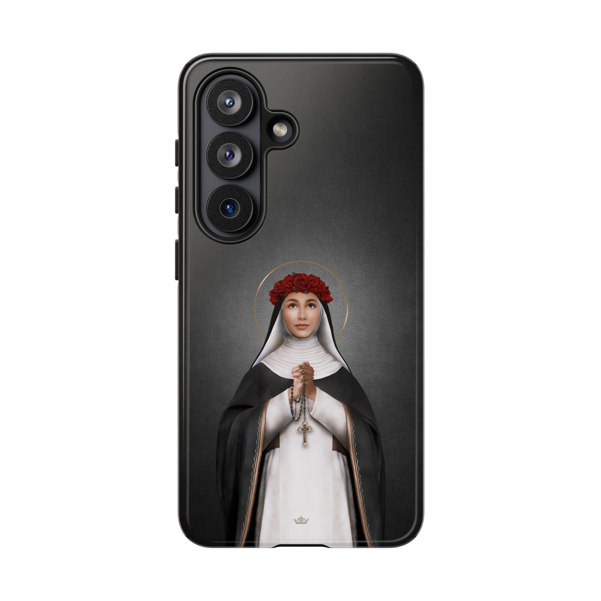 St. Rose of Lima Hard Phone Case (Dark)