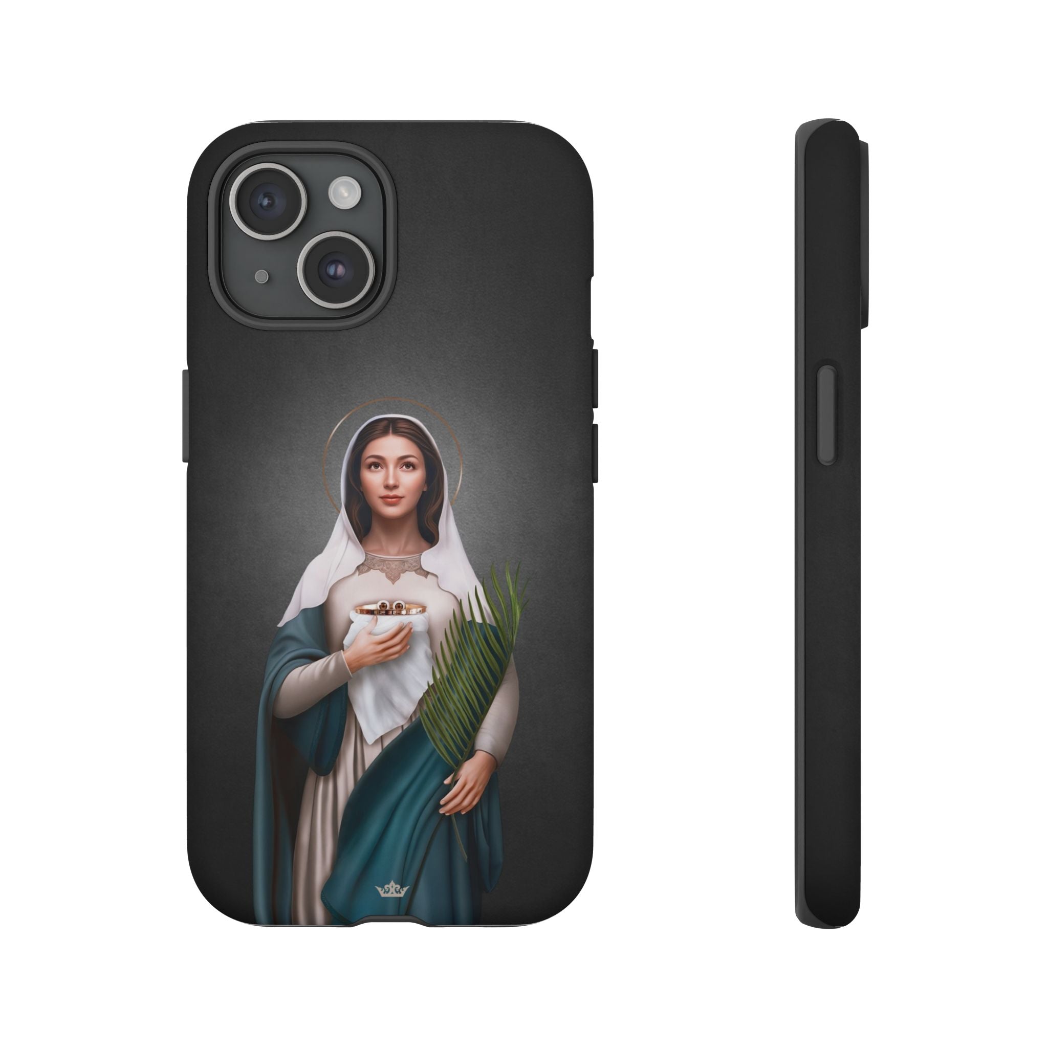 St. Lucy Hard Phone Case (Dark)