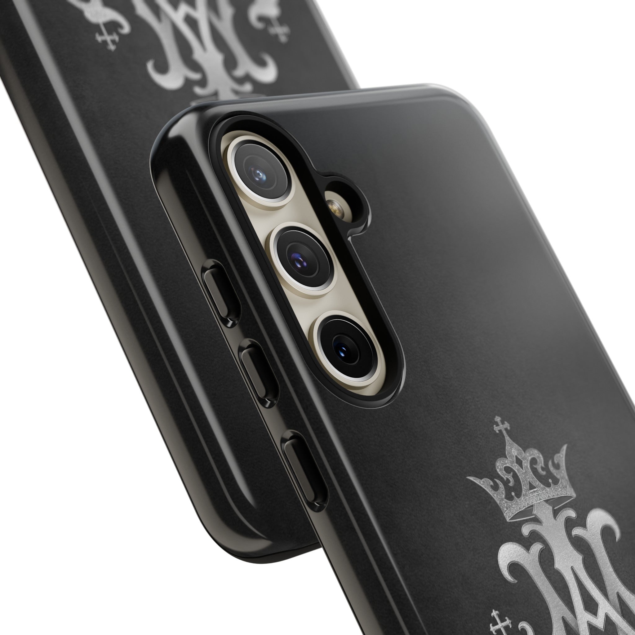 Ave Maria Hard Phone Case (Charcoal)