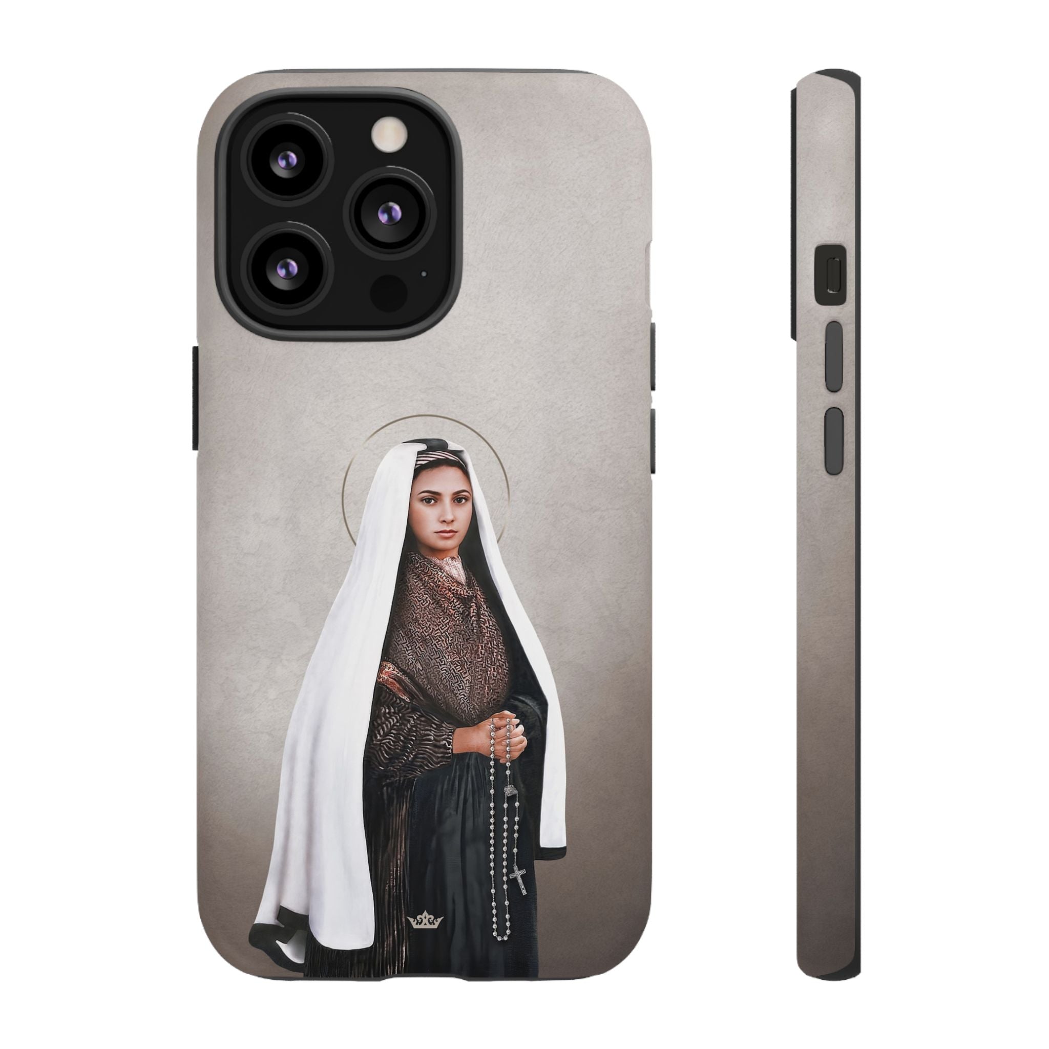 St. Bernadette Hard Phone Case (Light)