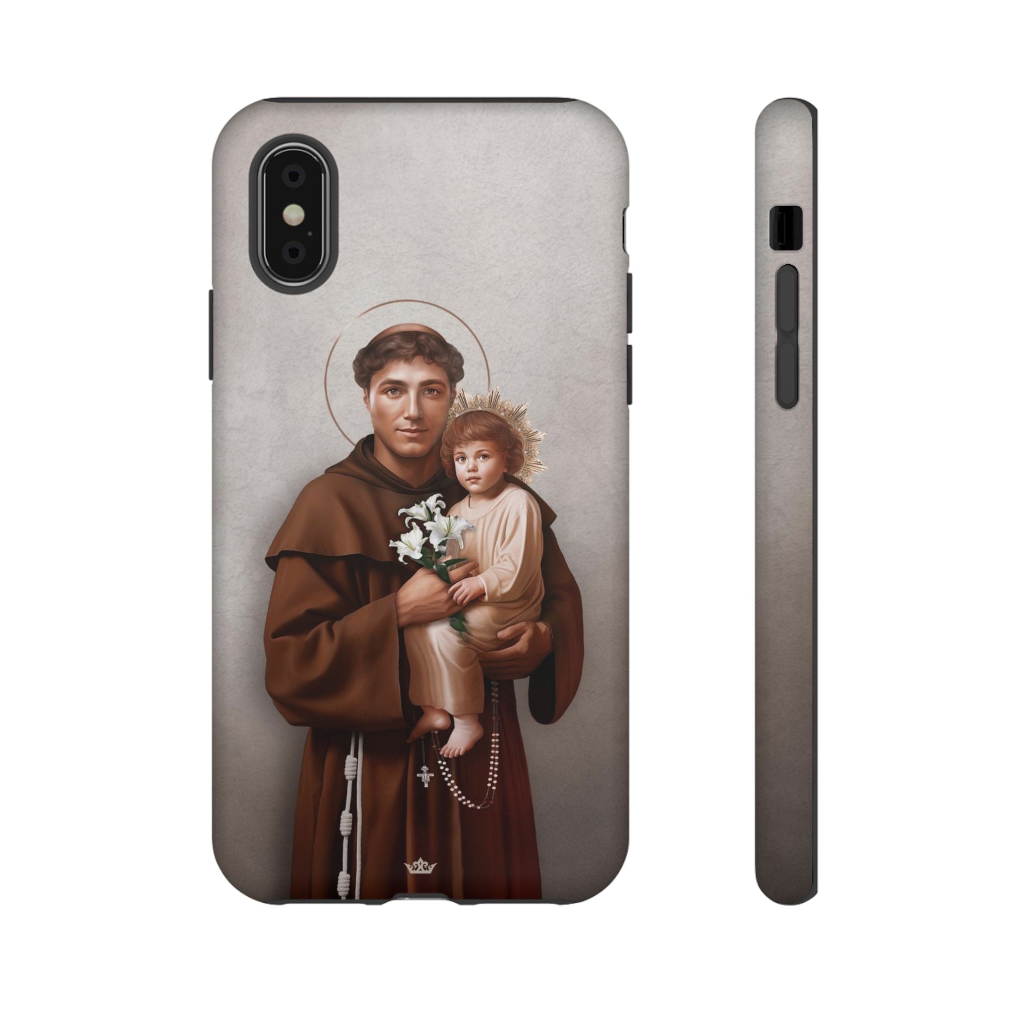 St. Anthony of Padua Hard Phone Case (Light)